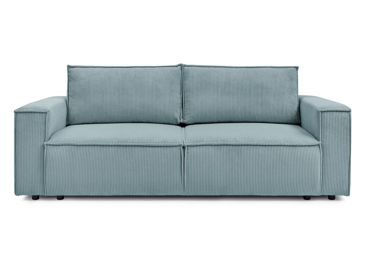 Bobochic Nihad Sofa 3-Sitzer Cordsamt Hellblau