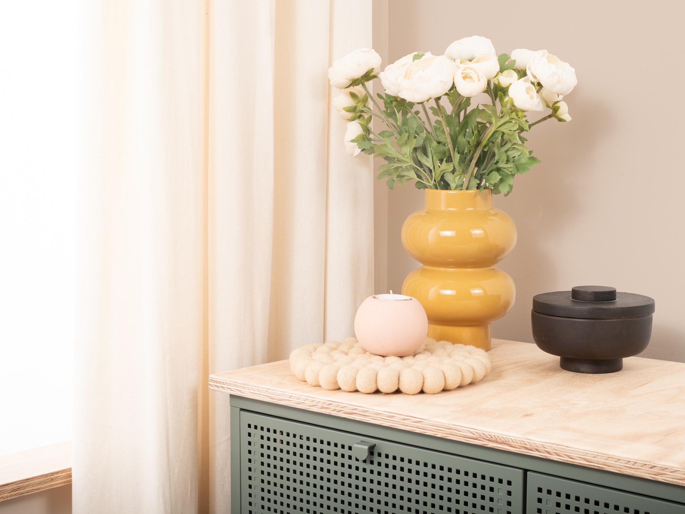 myfelt Levi Topfuntersetzer Beige Ø 20 cm
