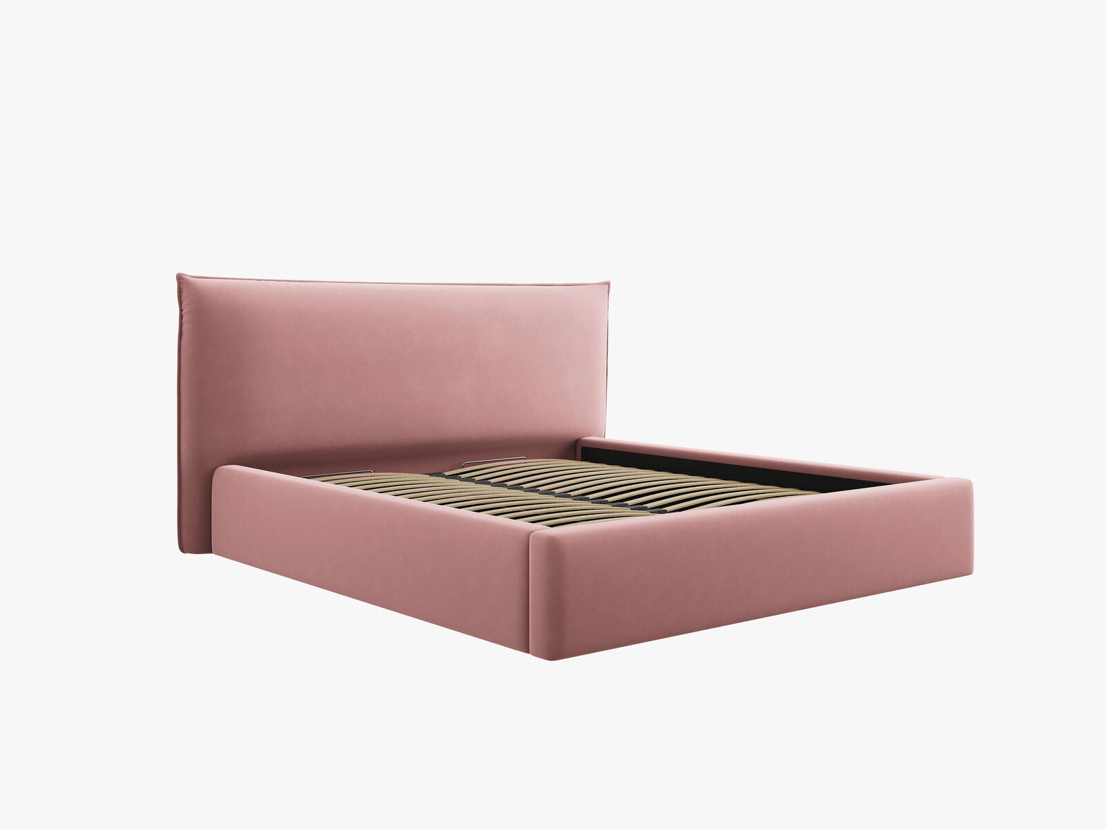 Micadoni Bett Kaelle Samt Bluvel Rosa