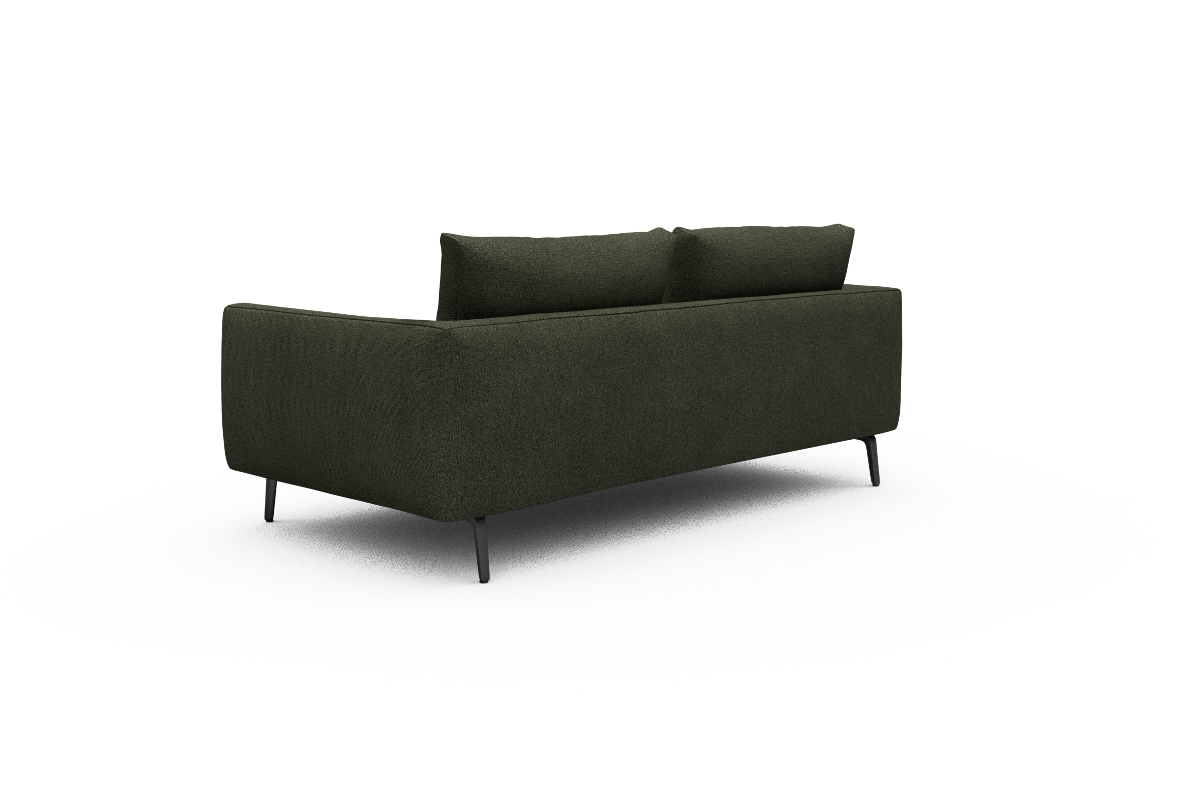 Sofa Karl 2-5-Sitzer Boucle-Forest-Green