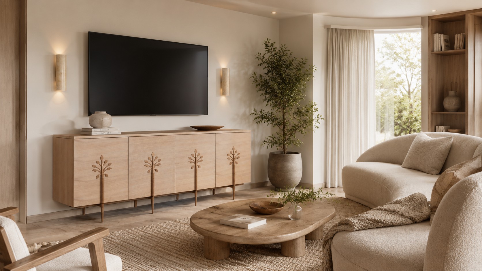 Livin Hill Sideboard Stilig Helles Naturholz