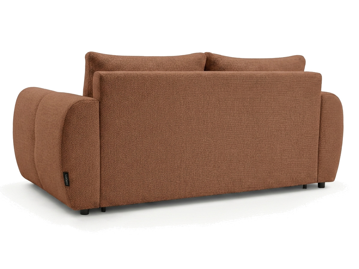 Bobochic Fuji Schlafsofa 3-Sitzer Stoff Orange