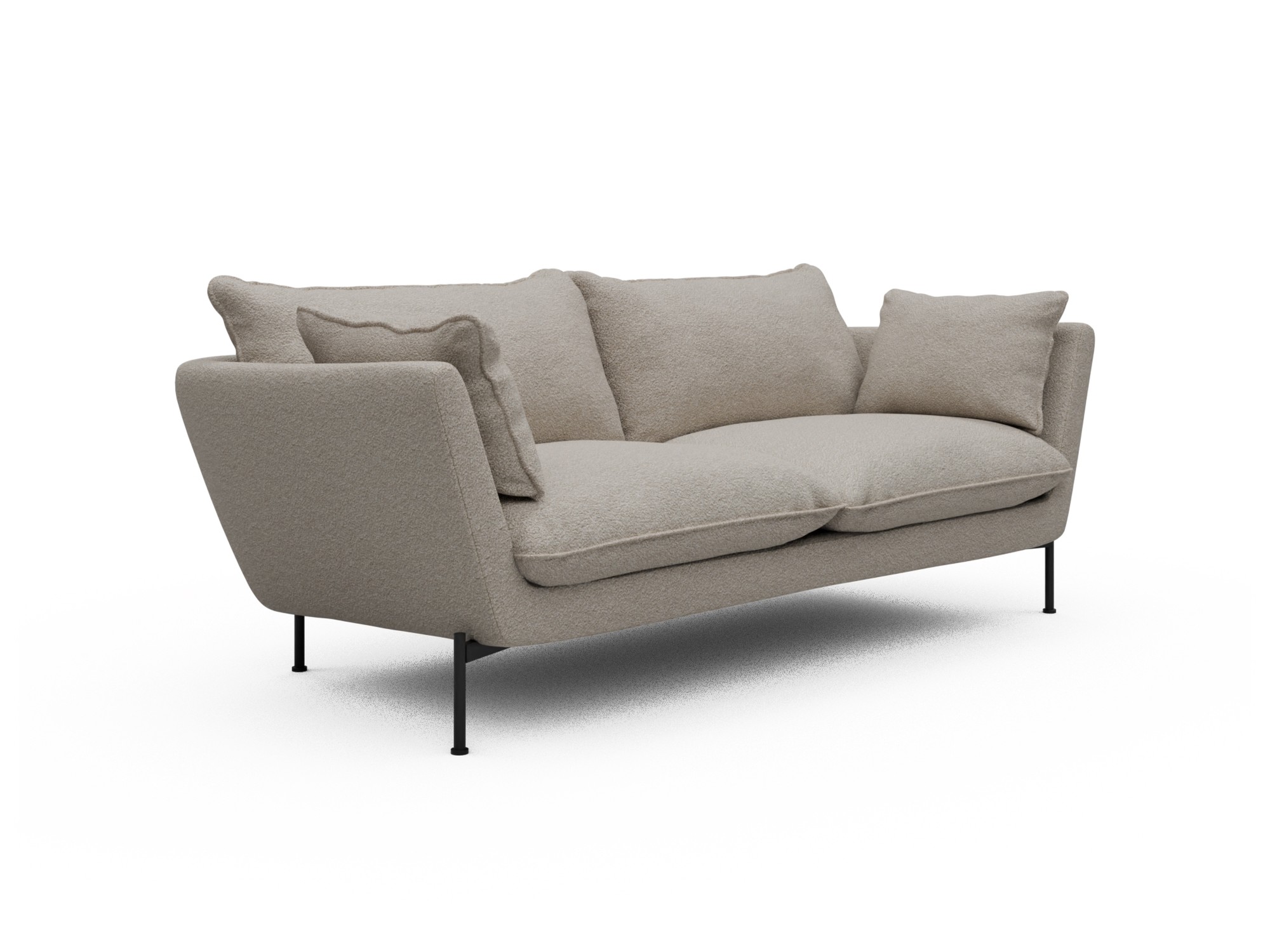 Skandi Home Sofa Anton Soft 2-Sitzer Aivi-Lace-Beige moebelfaktor