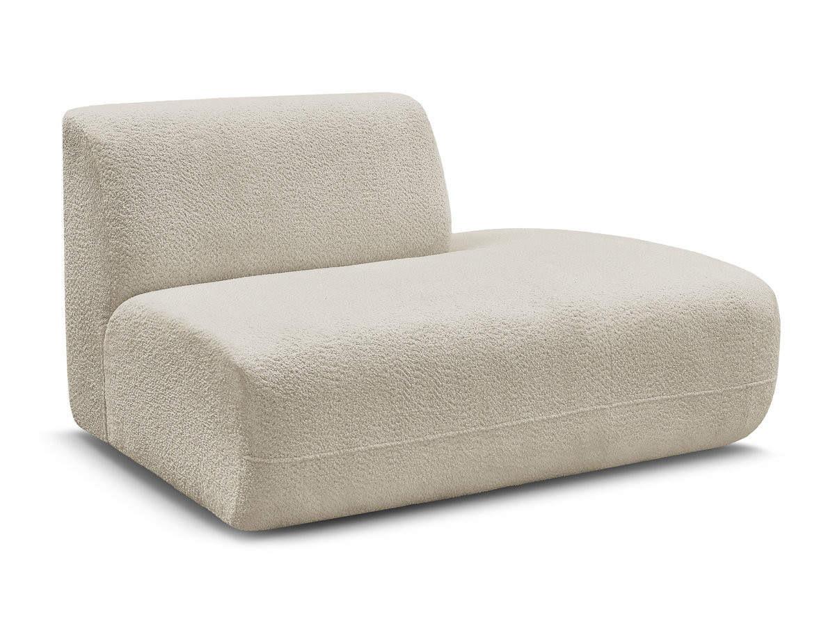 Bobochic Anda Sofamodul 2-Sitzer Chenille Beige Ecke rechts
