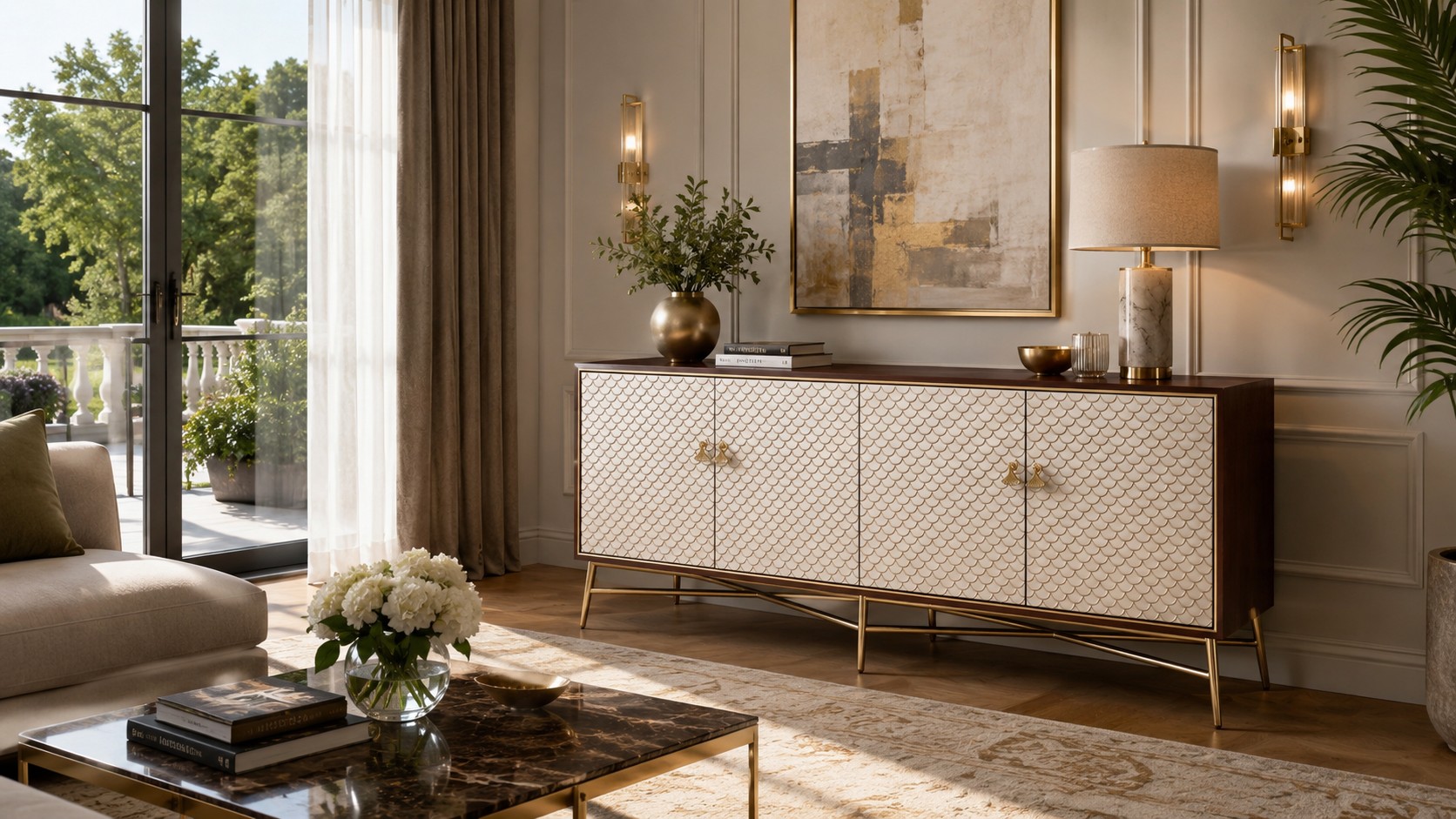 Livin Hill Sideboard Stilig Walnuss