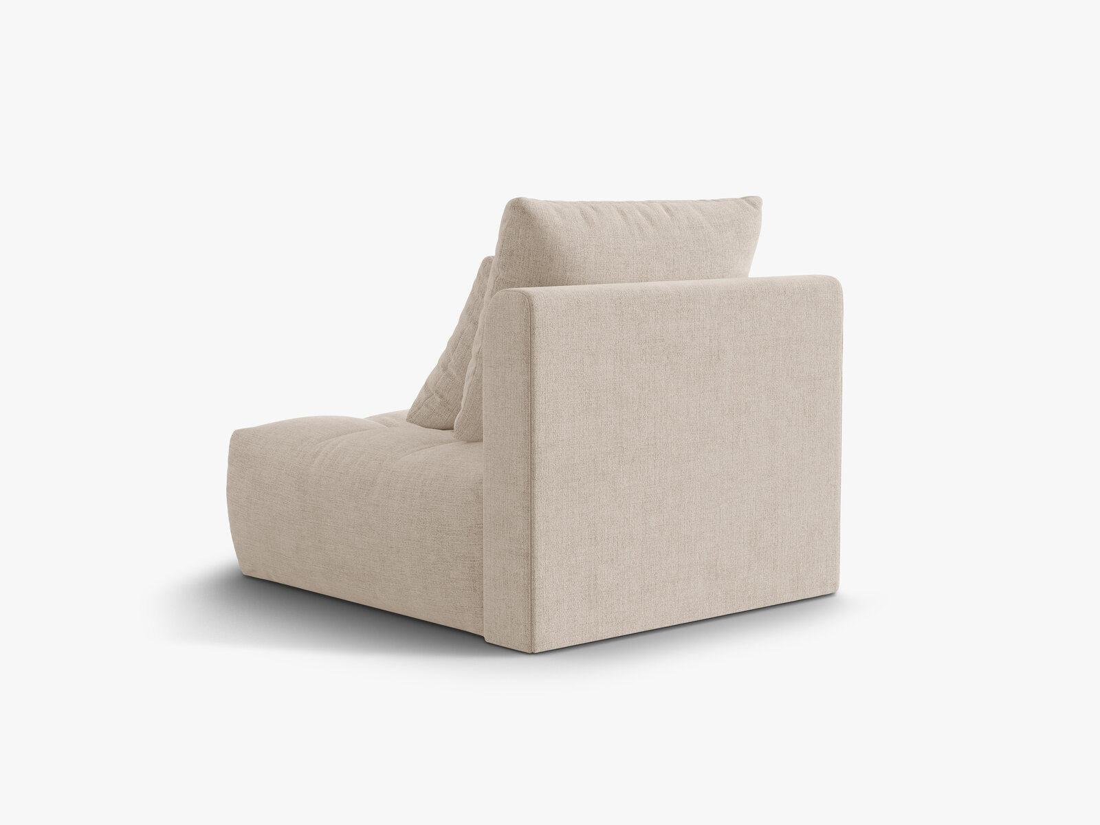 Micadoni Armloses Modul Bloom Strukturierter Stoff Wind Helles Beige
