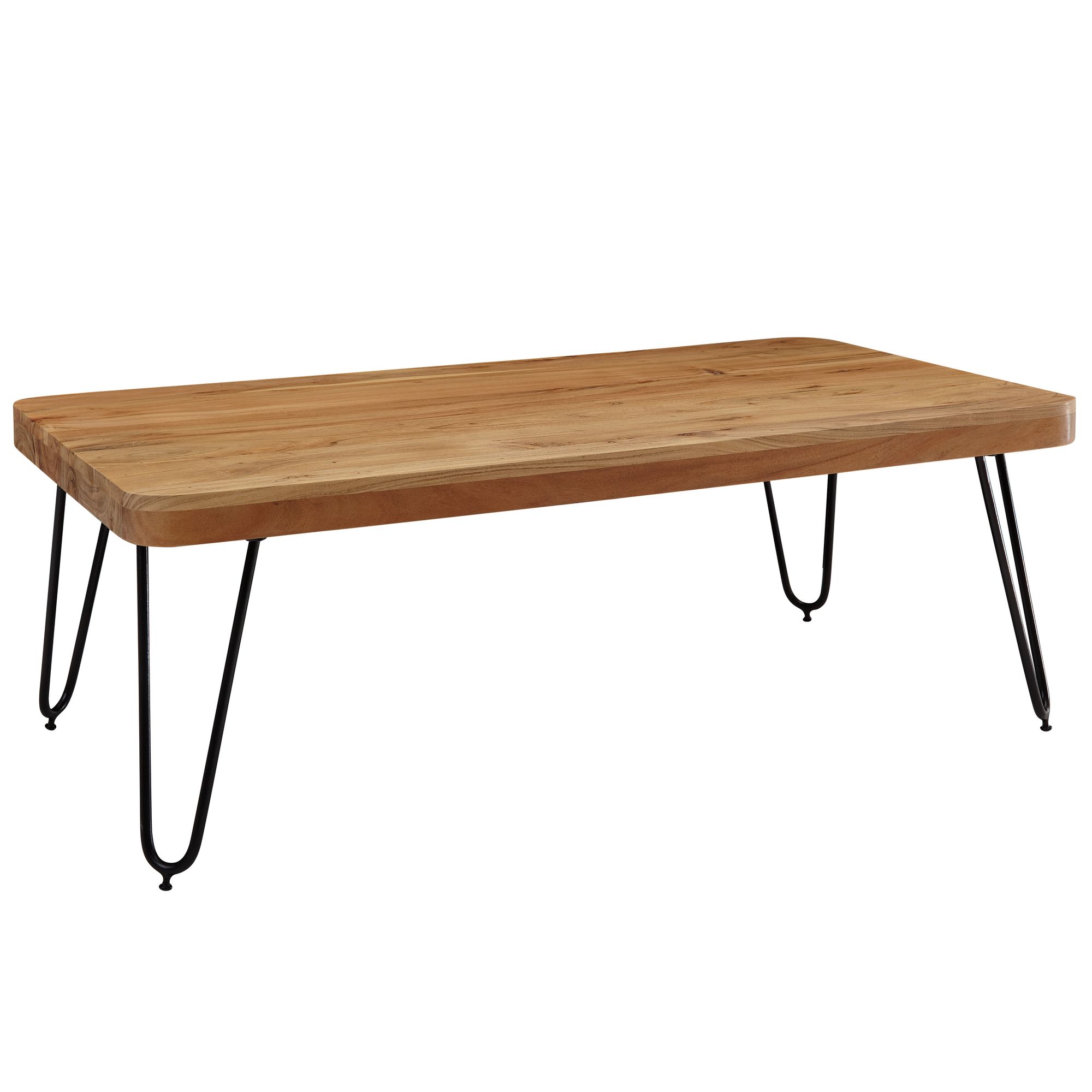 Couchtisch Agdenes Massivholz Akazie 115 × 60 × 40 cm