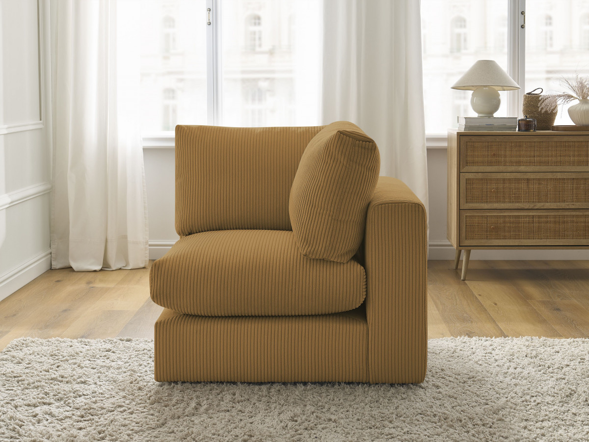 Bobochic Paris Eckmodul Cordsamt Gelb