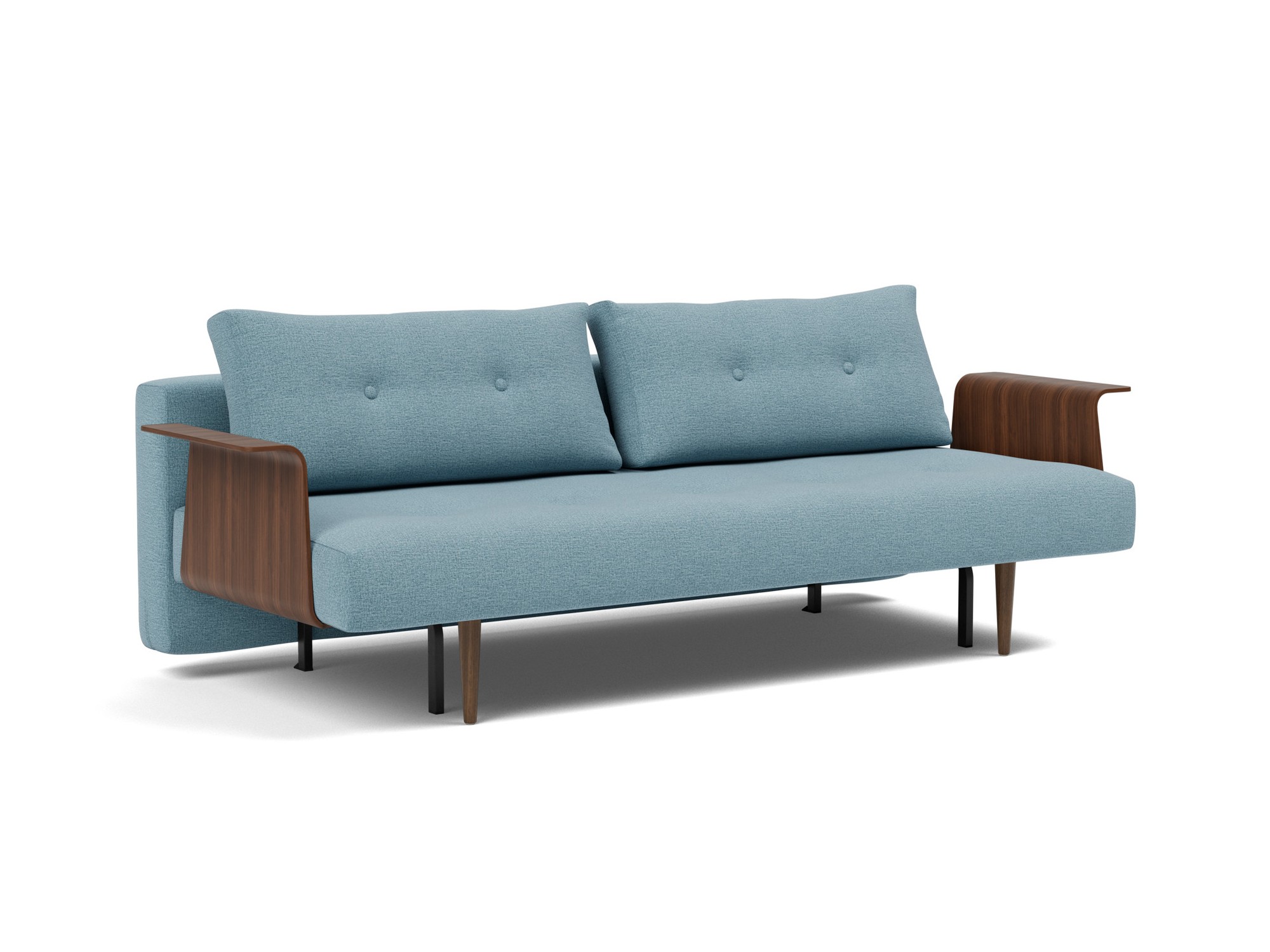 Schlafsofa Recast mit Armlehnen Flachgewebe Mixed Dance 525-Light-Blue