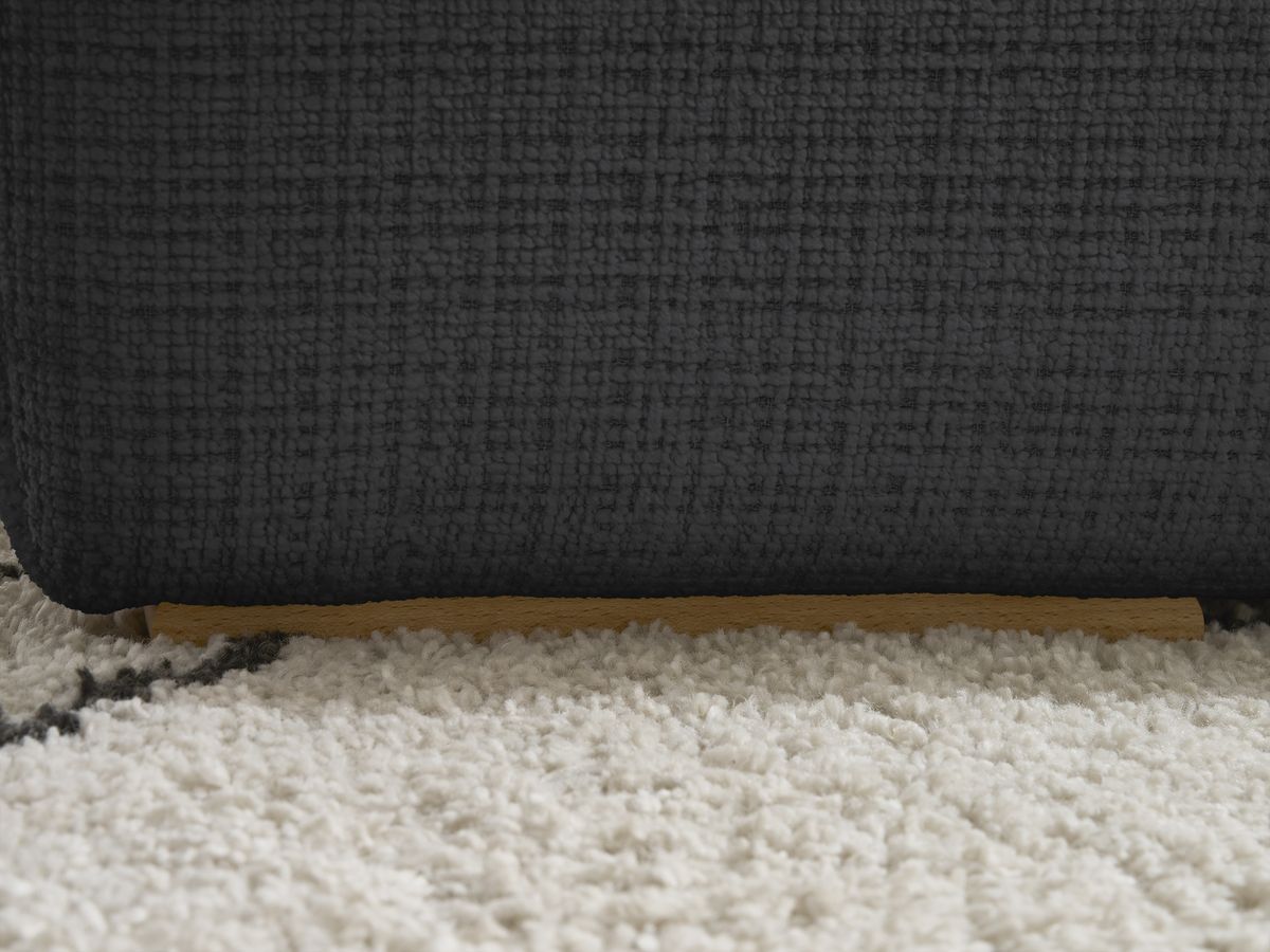Bobochic Anakin Pouf Strukturstoff Schwarz