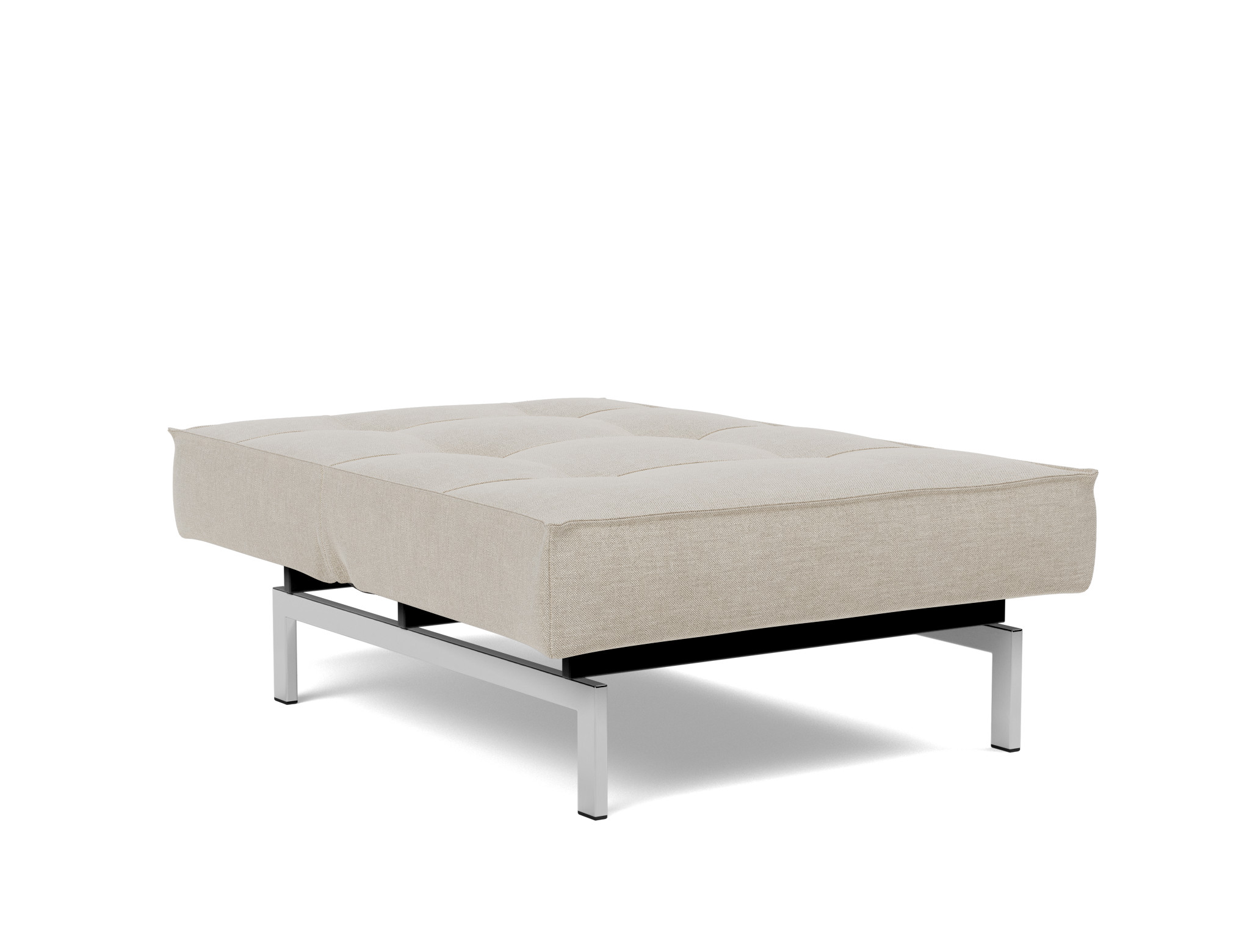 Sessel Splitback Flachgewebe Phobos 586-Latte Beine Chrom