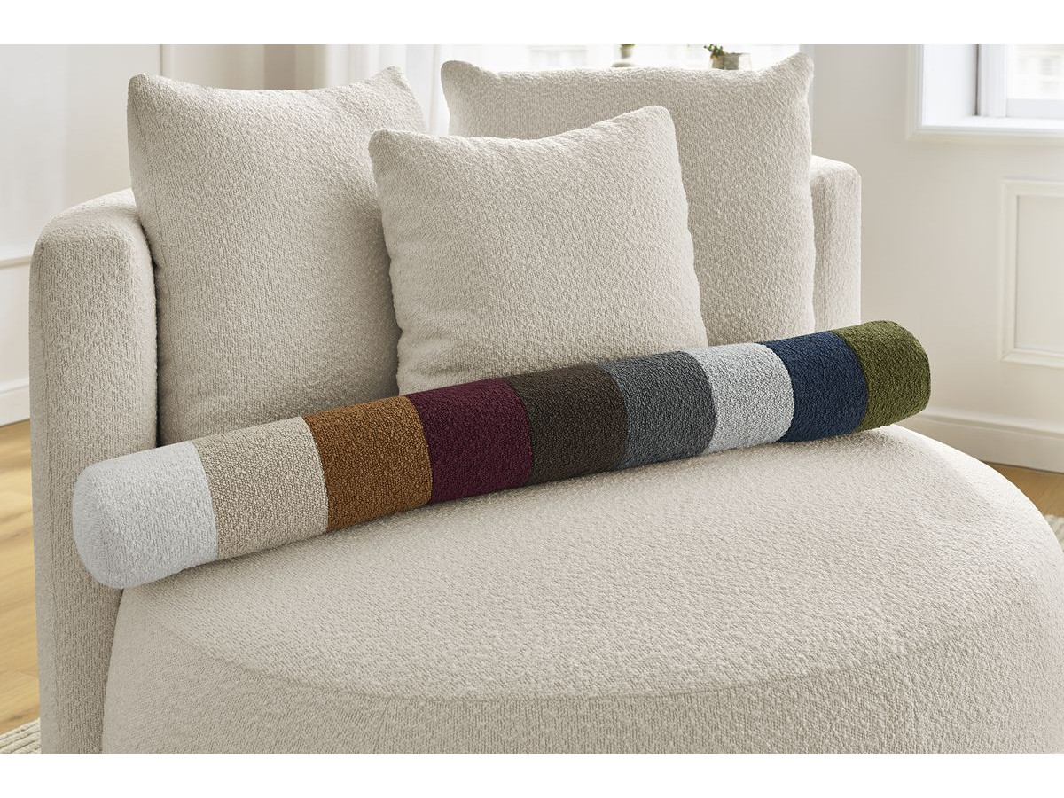Bobochic Cesar Sessel Bouclé-Stoff Beige