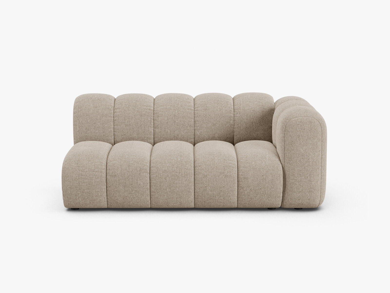 Micadoni Modul Lupine 3-Sitzer Chenille Eden Dunkelbeige Rechts