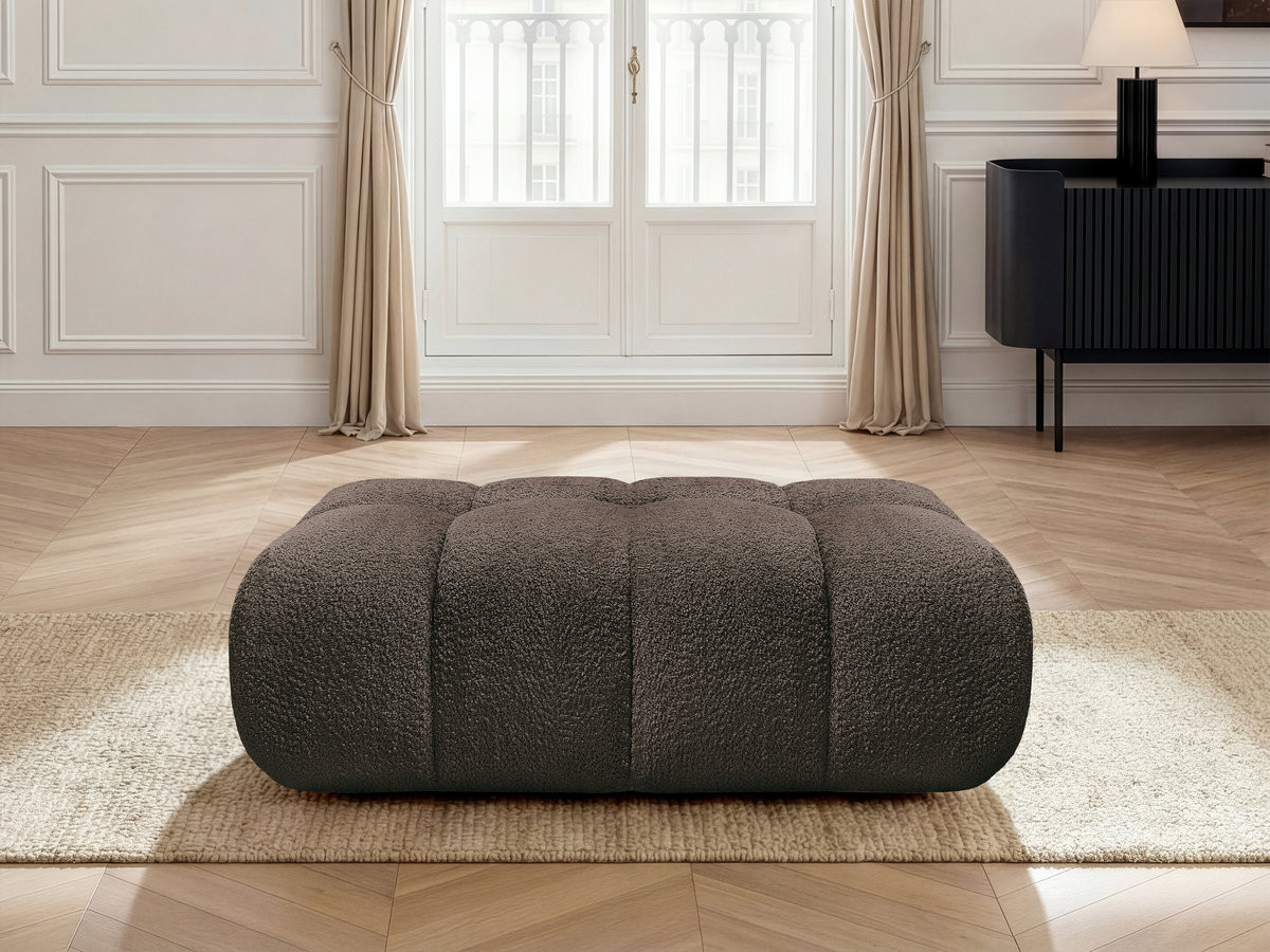Bobochic Jaya Pouf Chenille Braun