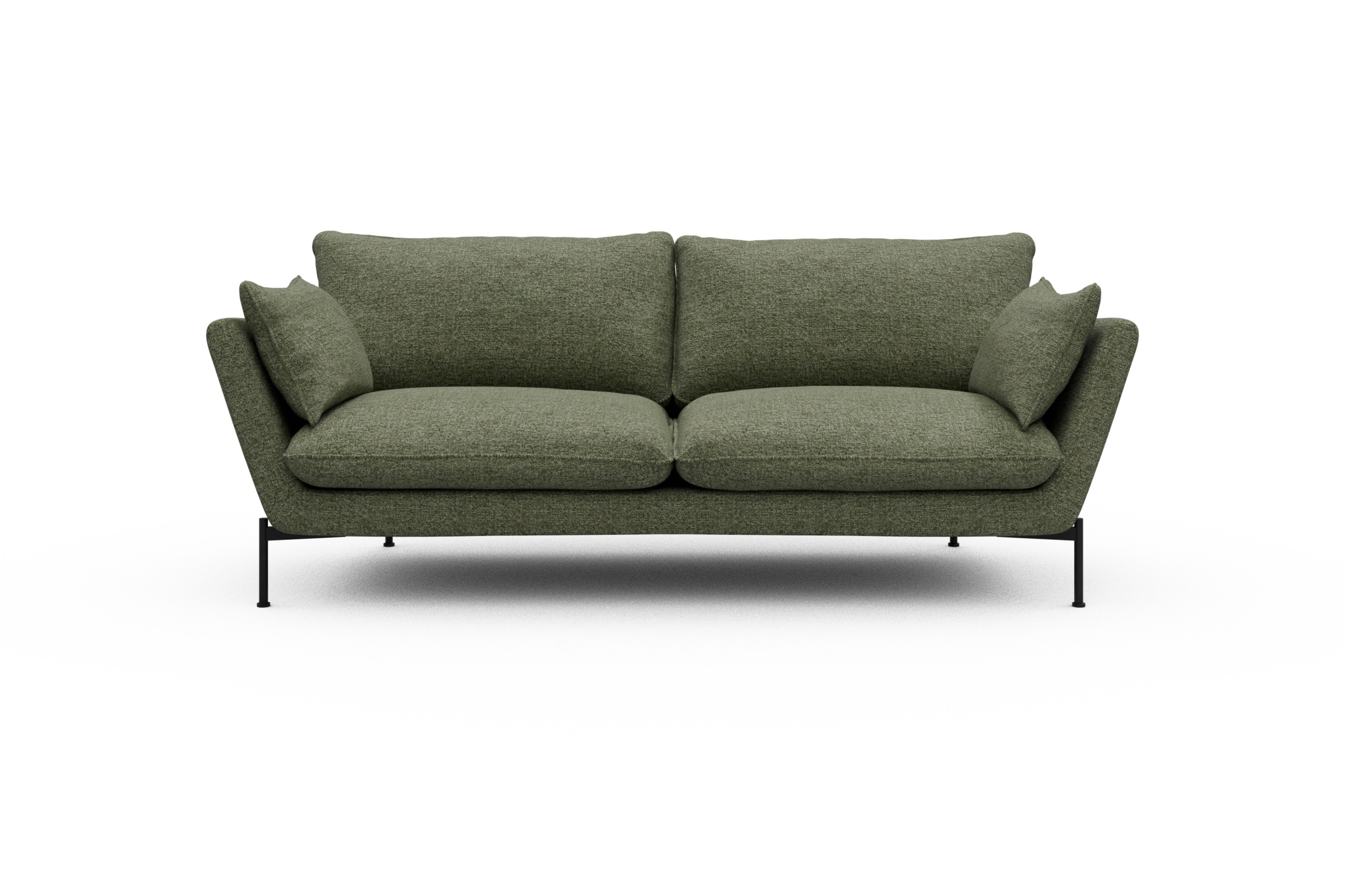 Skandi Home Sofa Anton 3-Sitzer Carreno-Vivid-Green moebelfaktor