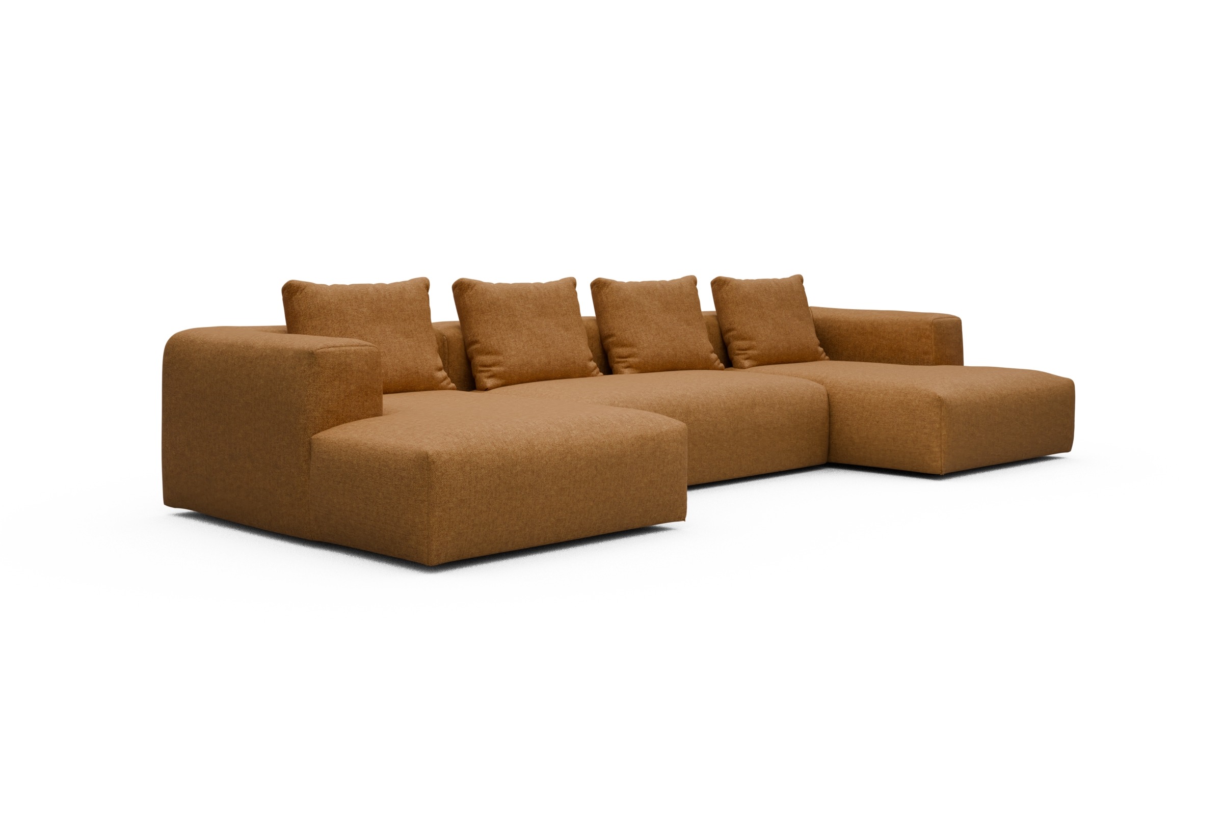 Wohnlandschaft Fred mit 2-Sitzer und Chaiselongue beidseitig Sama-Cur