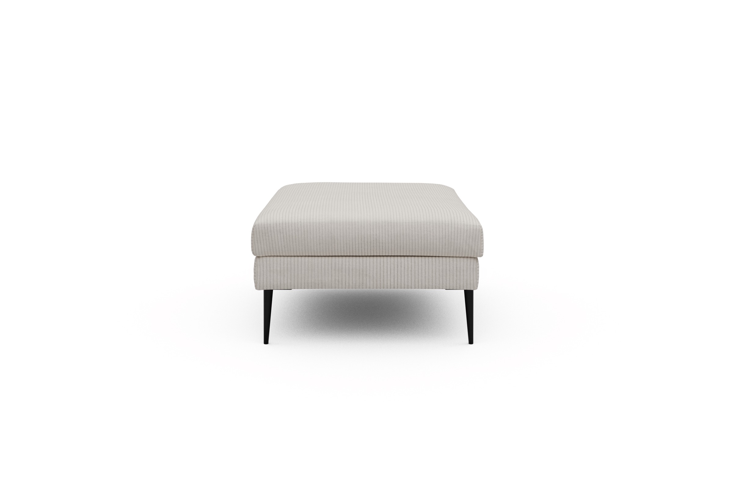 Sitzhocker Paul Corduroy-Ivory