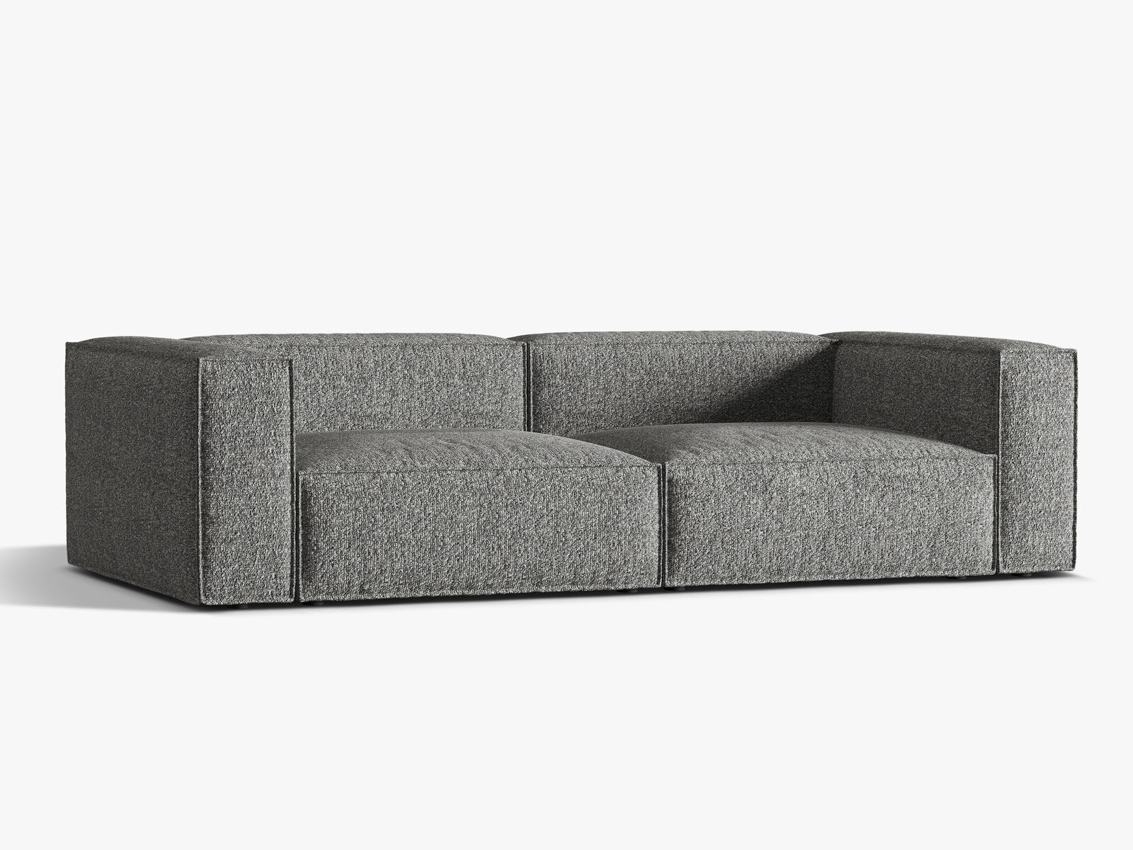 Micadoni Sofa Nuria 5-Sitzer Boucle Graphit