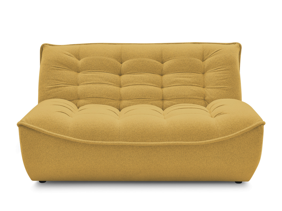 Bobochic Serena Sofamodul 2-Sitzer Melange-Stoff Gelb