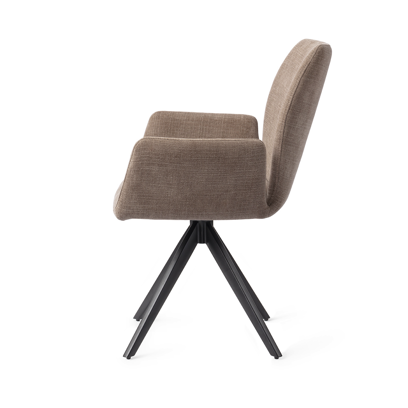 Jesper Home Esszimmerstuhl Misaki Mocha Mist Turn Schwarz