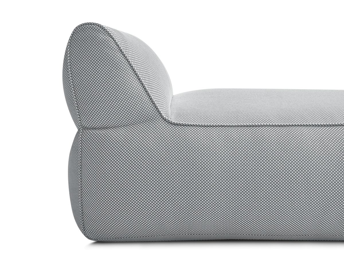 Bobochic Riviera Méridienne-Modul Melange-Stoff Hellgrau