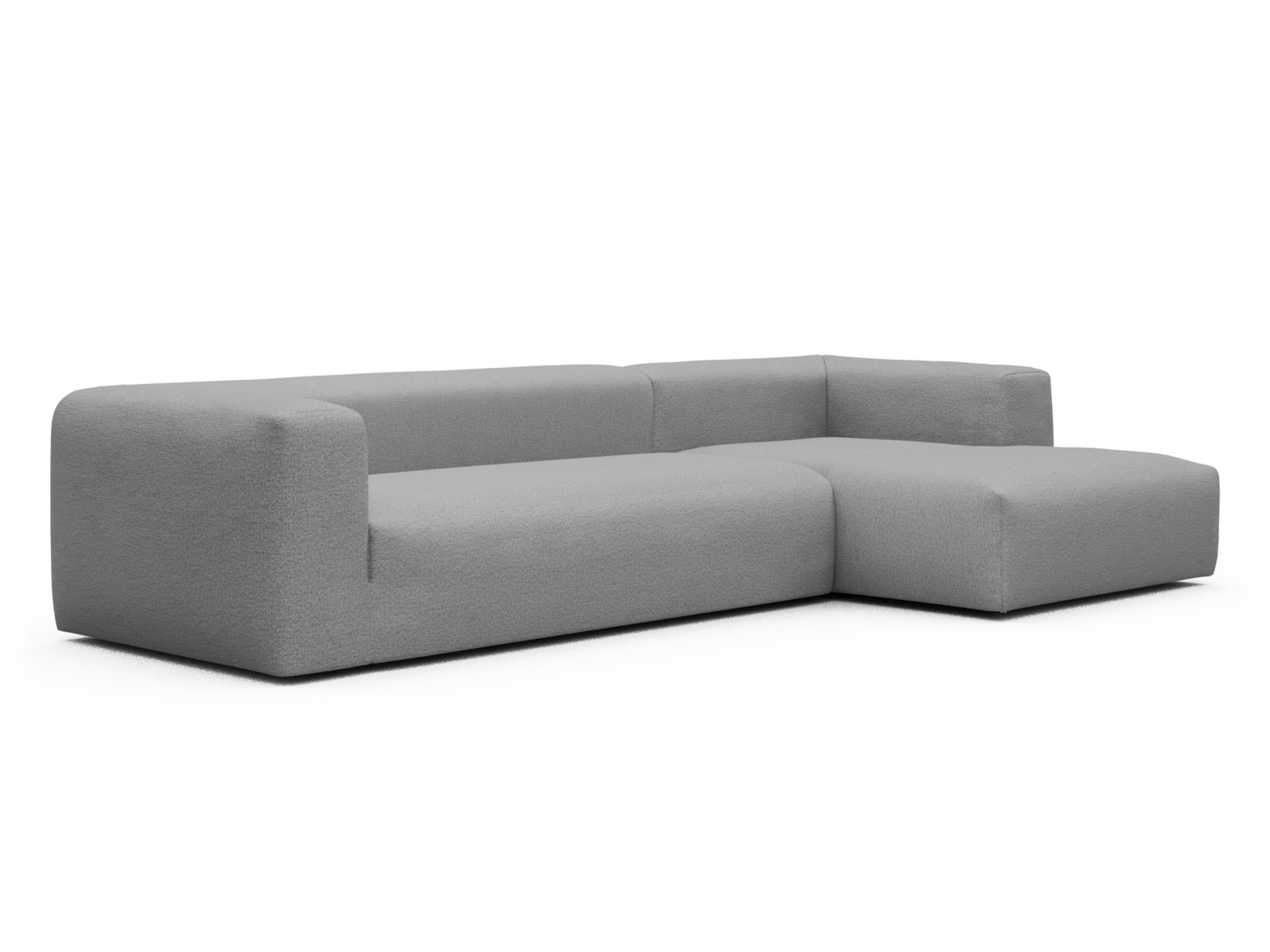 Skandi Home Ecksofa Fred Chaiselongue rechts mit 2,5-Sitzer Sama-Grey moebelfaktor