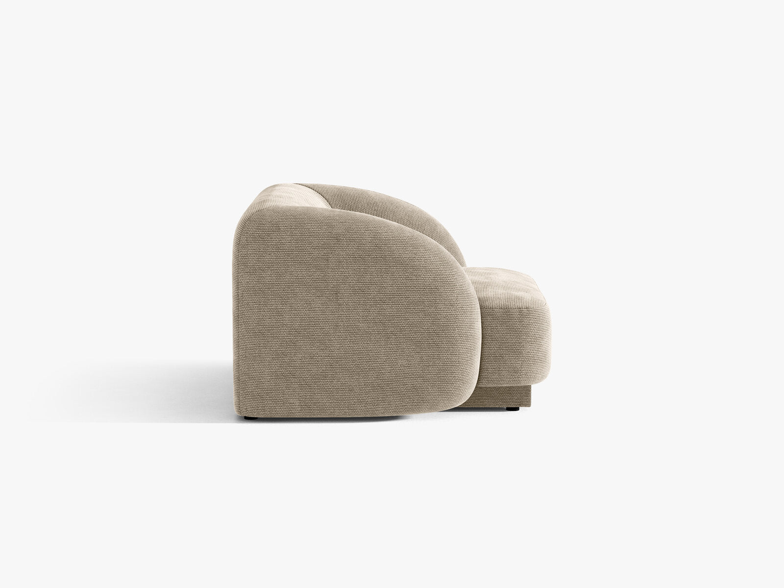 Micadoni Sessel Miley 1-Sitzer Chenille Haga Beige