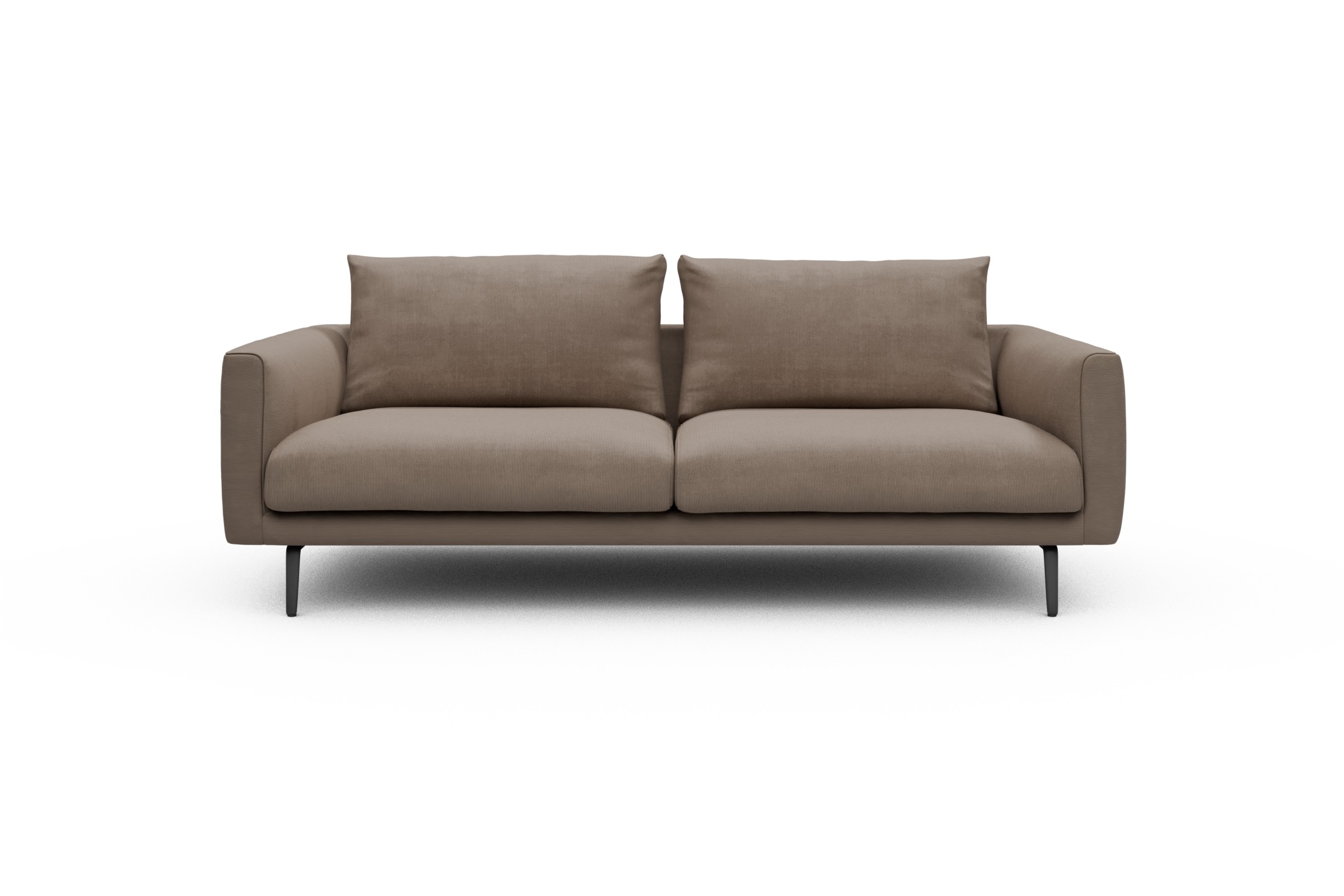 Skandi Home Sofa Karl 3-Sitzer Cordufine-Biege moebelfaktor