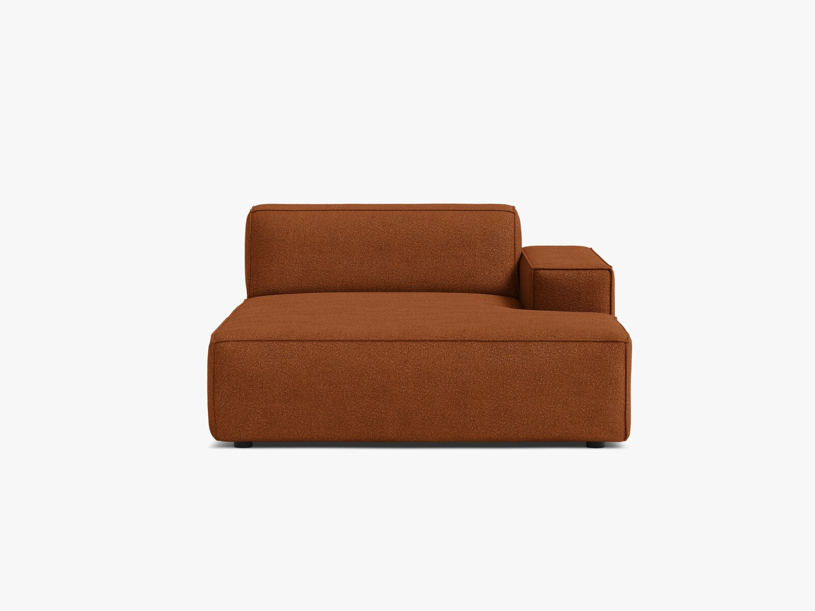 Micadoni Jodie Chaiselongue Rechts Boucle Baloo Terrakotta