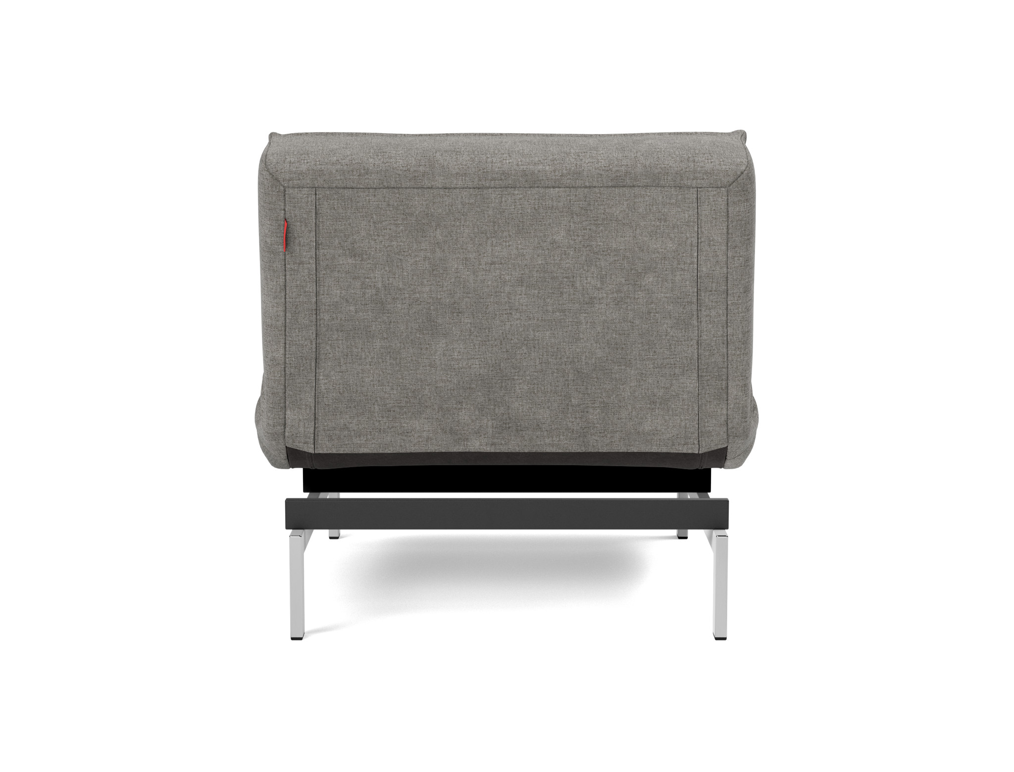 Sessel Splitback Flachgewebe Avella 282-Warm-Grey Beine Chrom