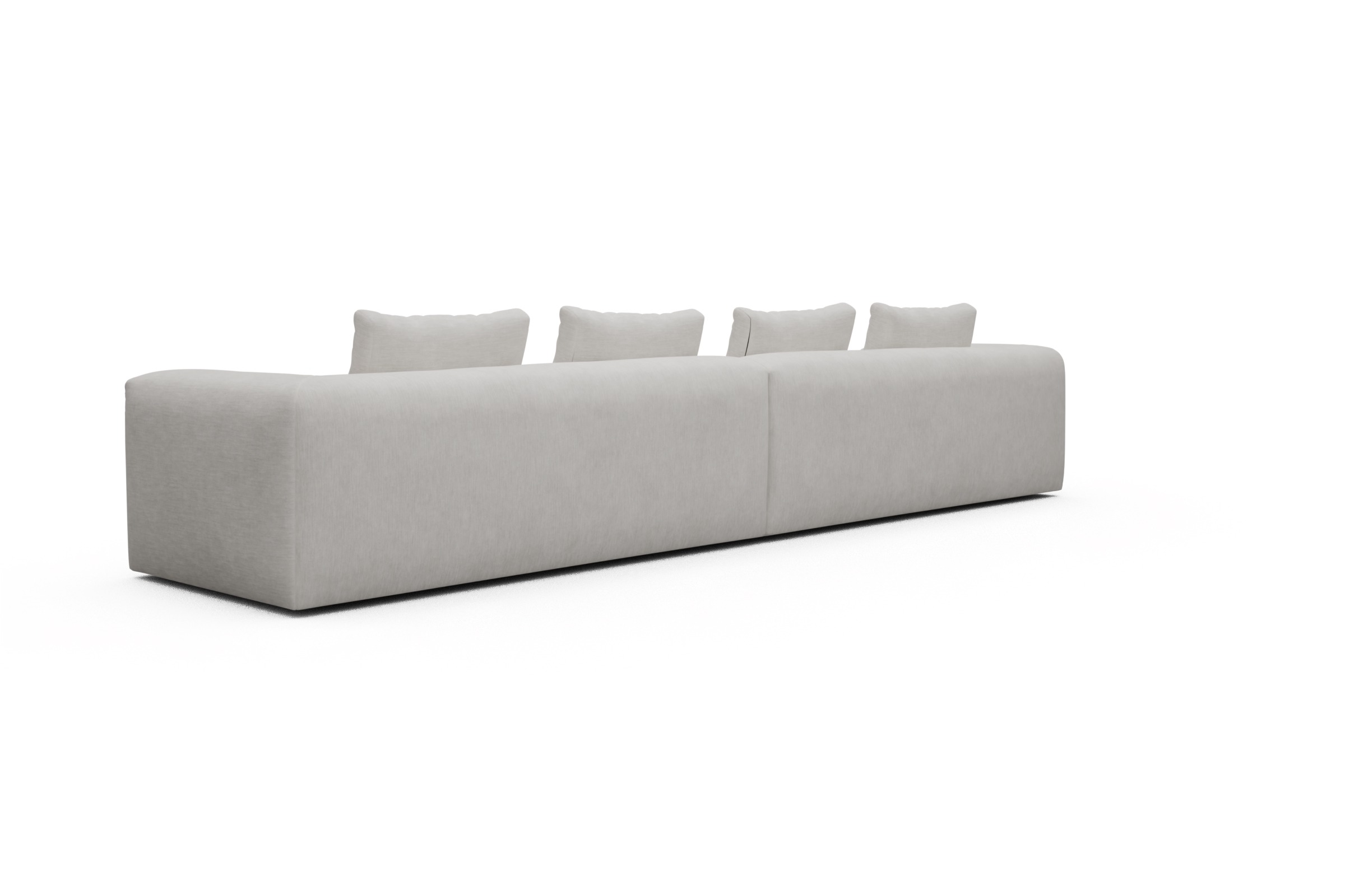 Sofa Modulares XXL Sofa Fred 5-Sitzer Vivus-Dusty-Off-White