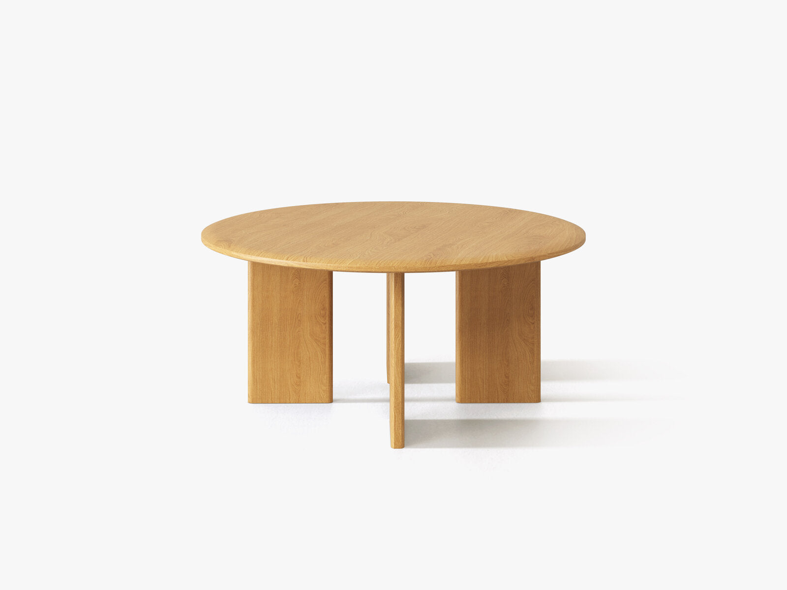Micadoni Charlotte Couchtisch Eiche Natur 90 x 90 cm