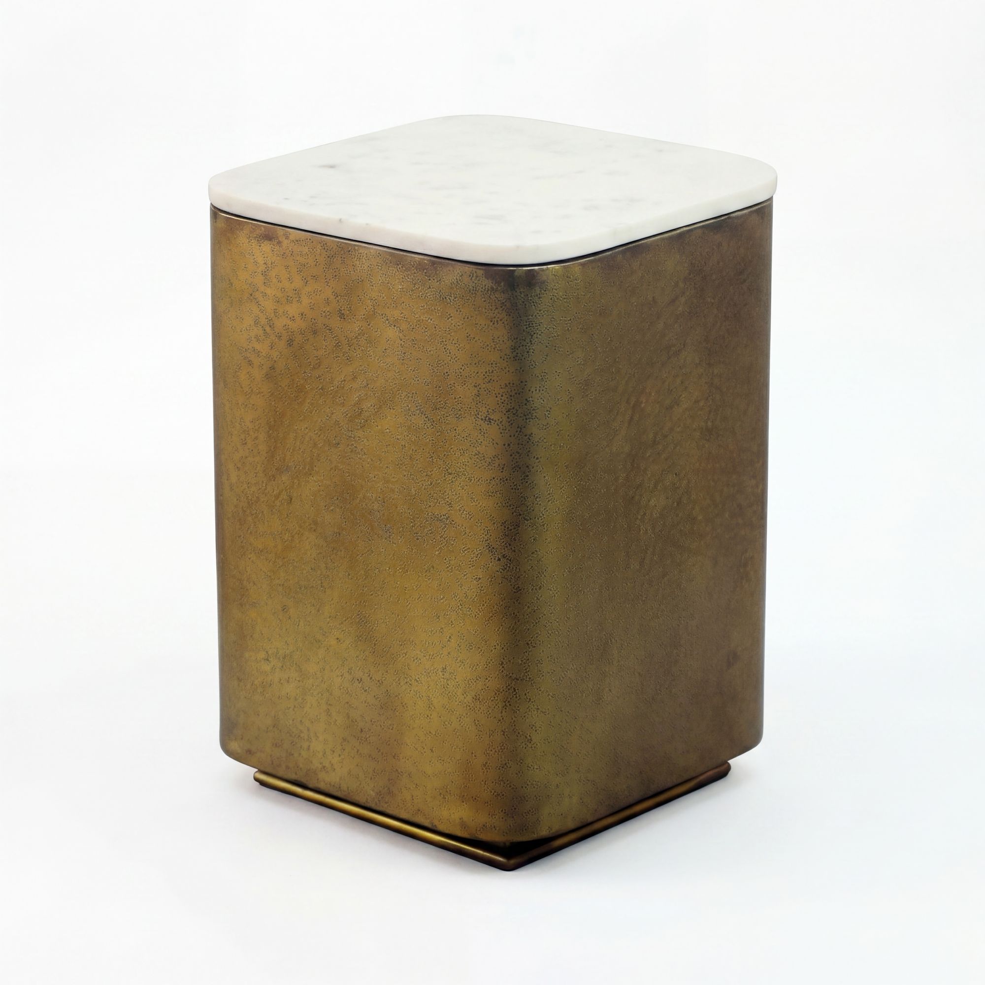 Beistelltisch Tjelta Marmor Gold 33 × 33 × 47 cm