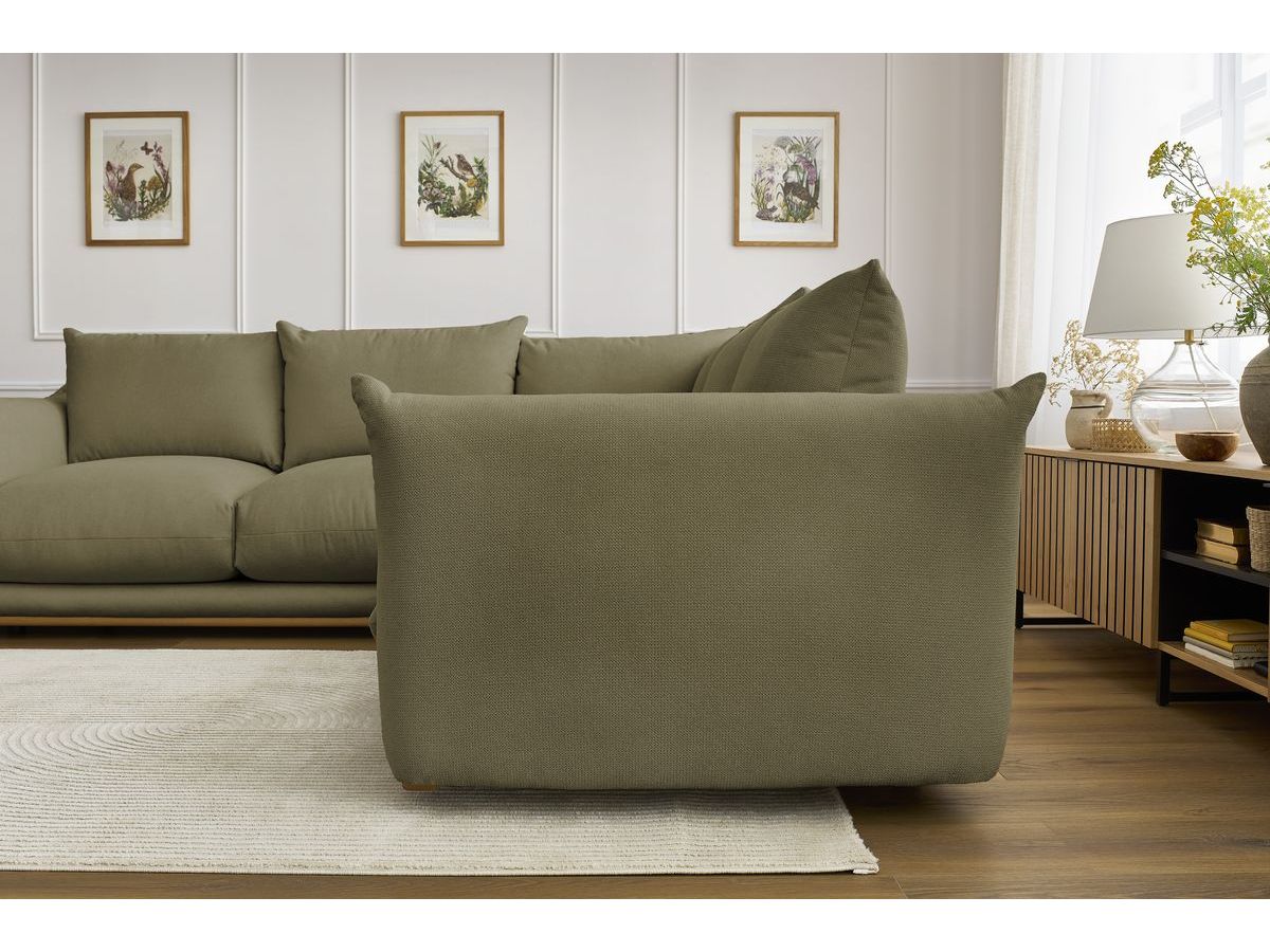 Bobochic Ernest Ecksofa Stoff Grün