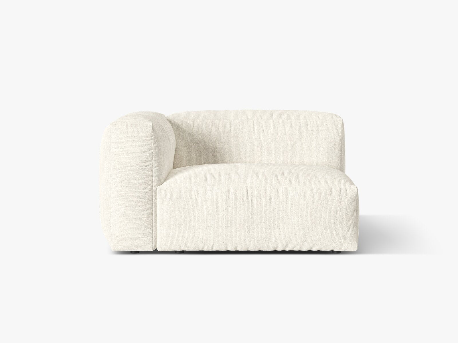Micadoni Eckmodul Martina 1-Sitzer Links Boucle Monet Elfenbein