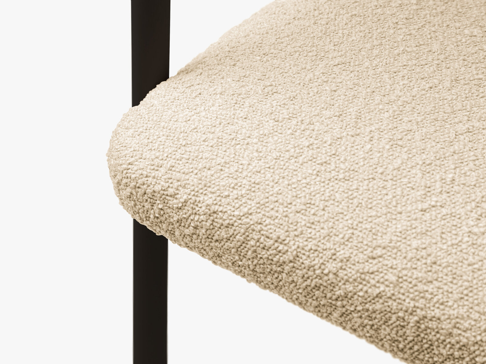Micadoni Stuhl Lea Boucle Baloo Beige Black