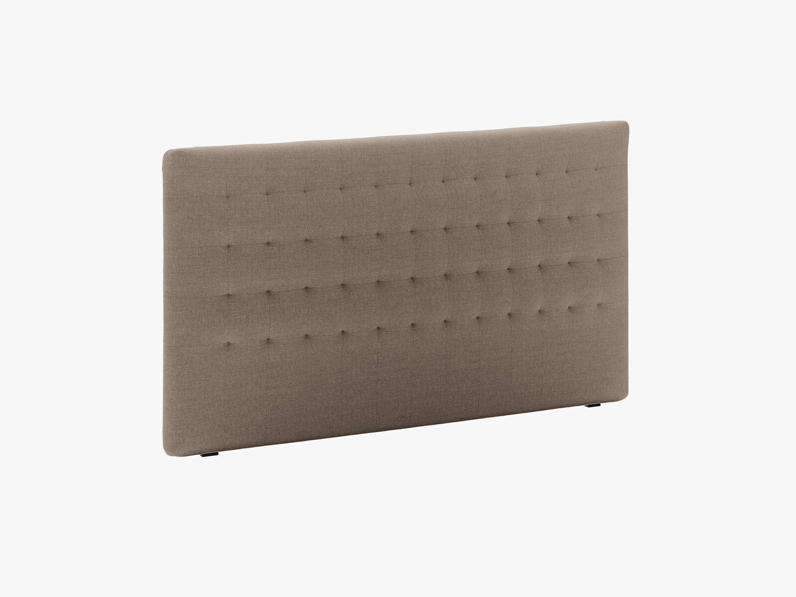 Micadoni Nova Samtiger Kopfteil 120 cm (H 95 cm) Strukturierter Stoff Liberty Cappuccino 180x95