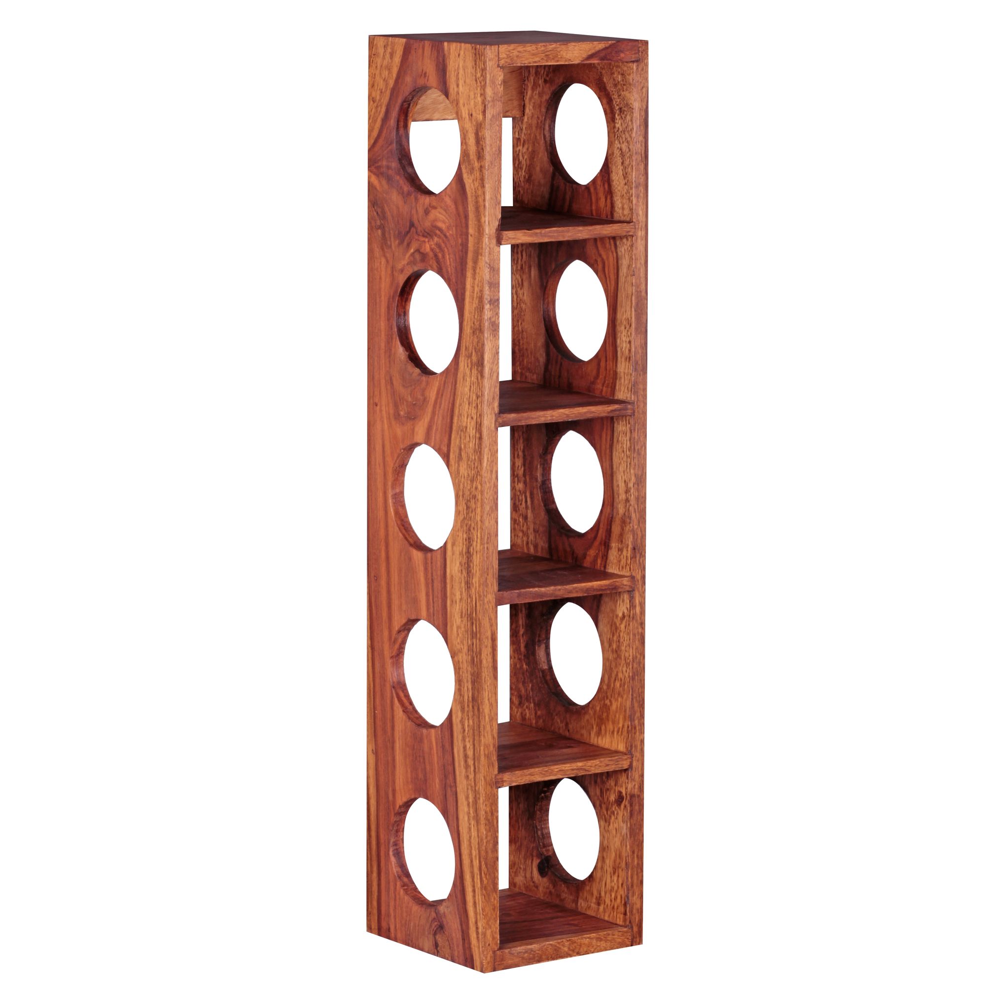 Standregal Aalvik Massivholz Sheesham 15 × 15 × 70 cm