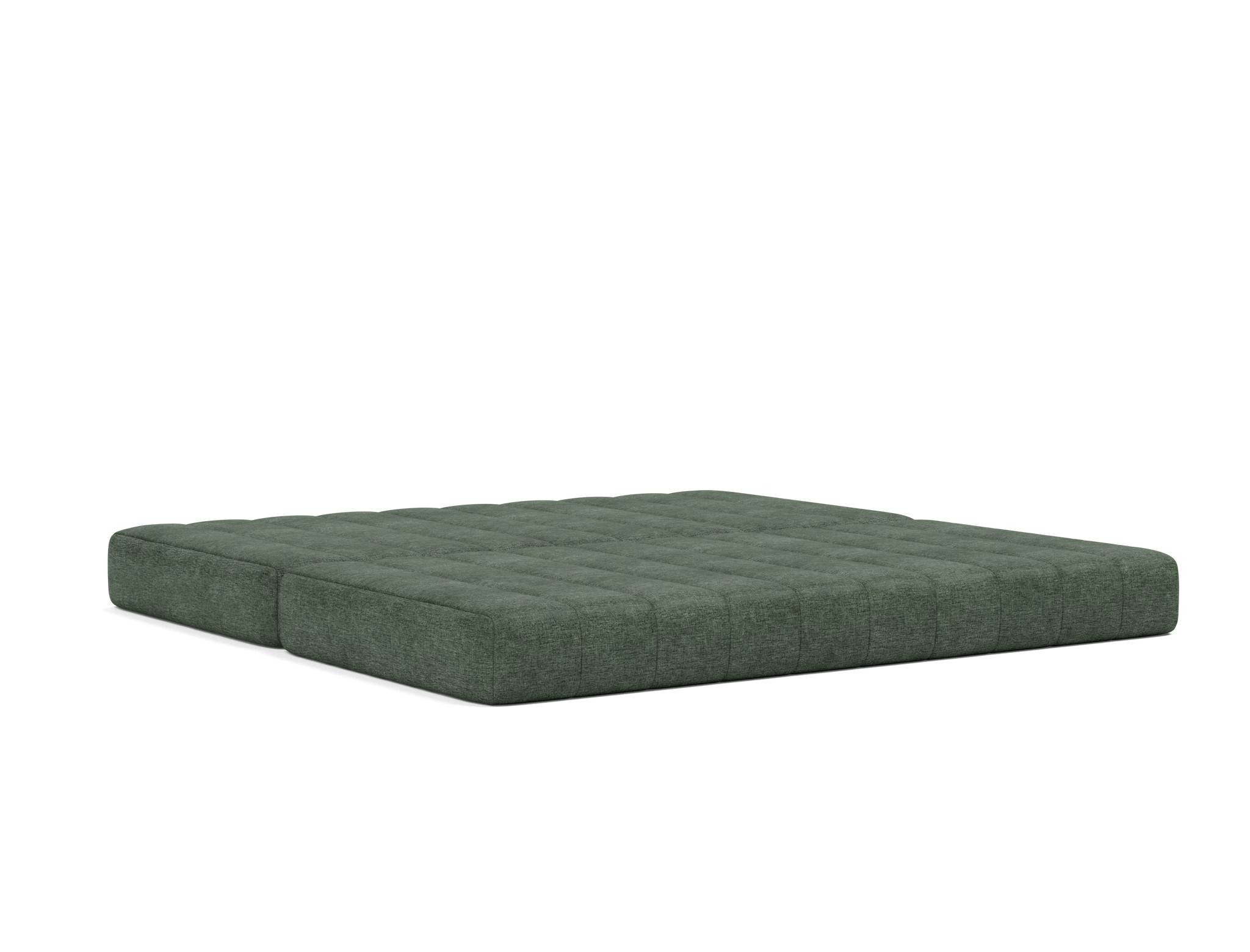 Schlafsofa CozyPad mit Armlehnen Flachgewebe Avella 281-Pine-Green