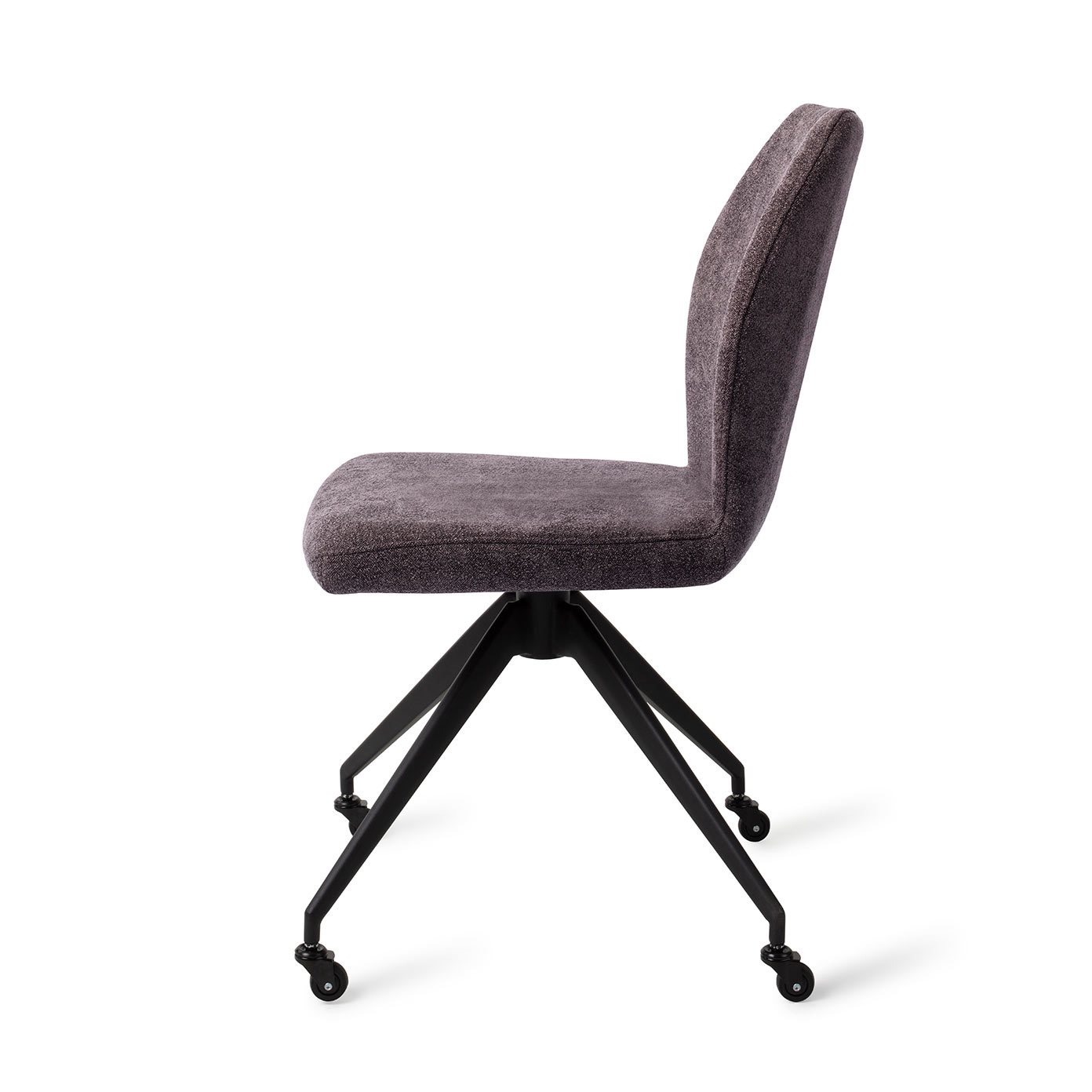 Jesper Home Esszimmerstuhl Ikata Almost Black Glide Schwarz