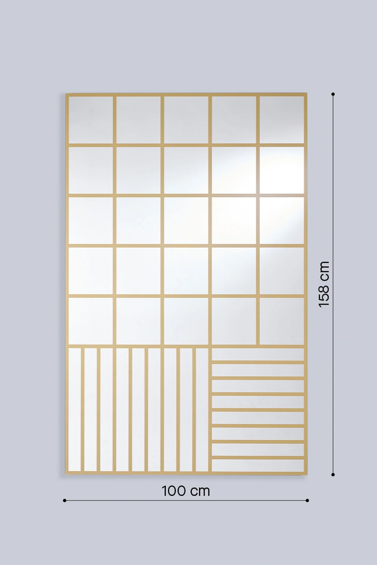 deKnudt Grid Gold – Maßzeichnung 6