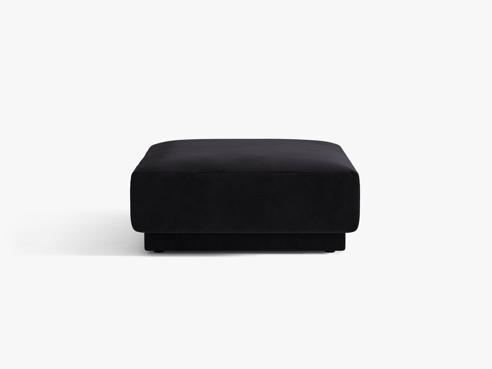 Micadoni Hocker Miley 1-Sitzer Samt Venus Schwarz