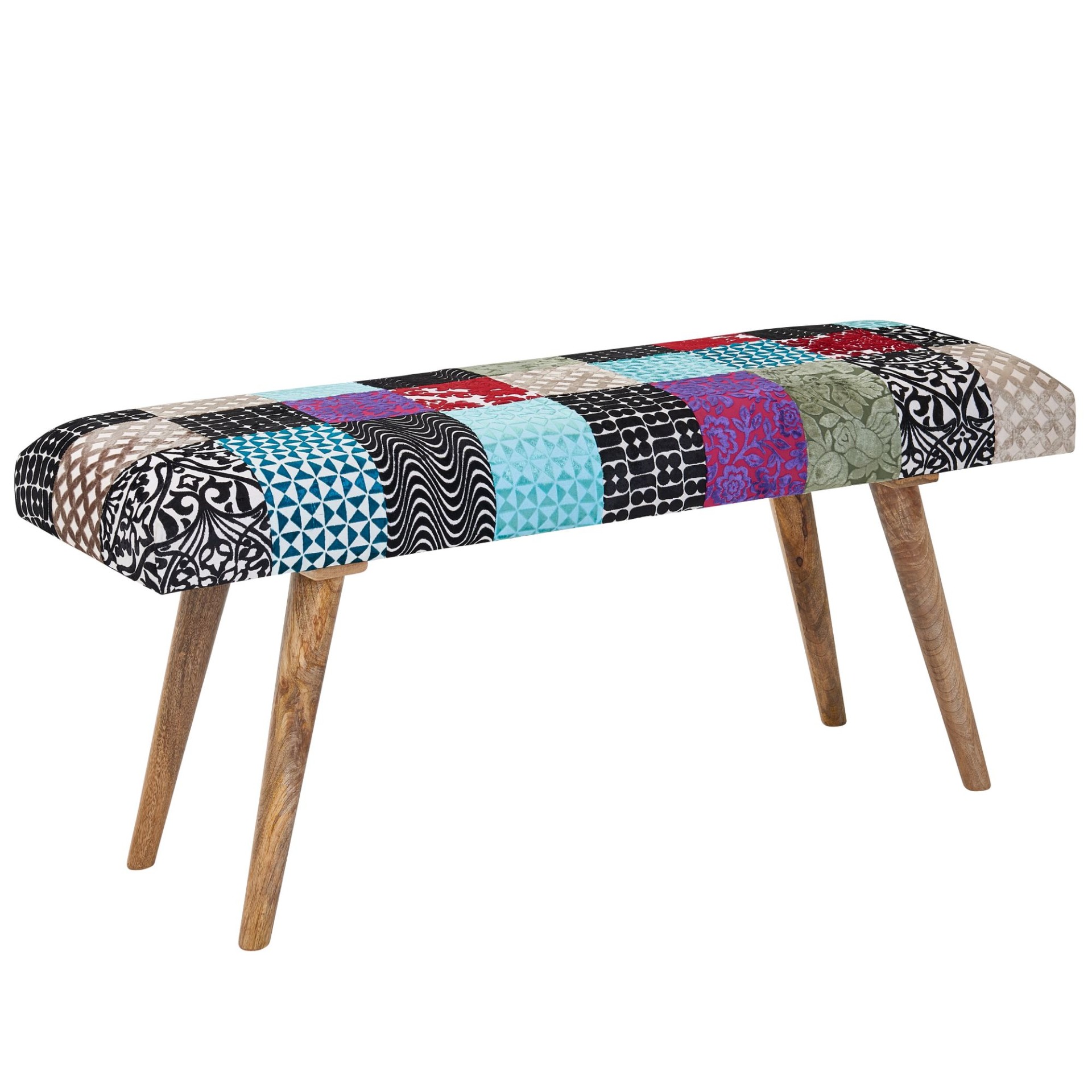 Sitzbank Hjalteyri Samt Bunt 117 × 38 × 51 cm