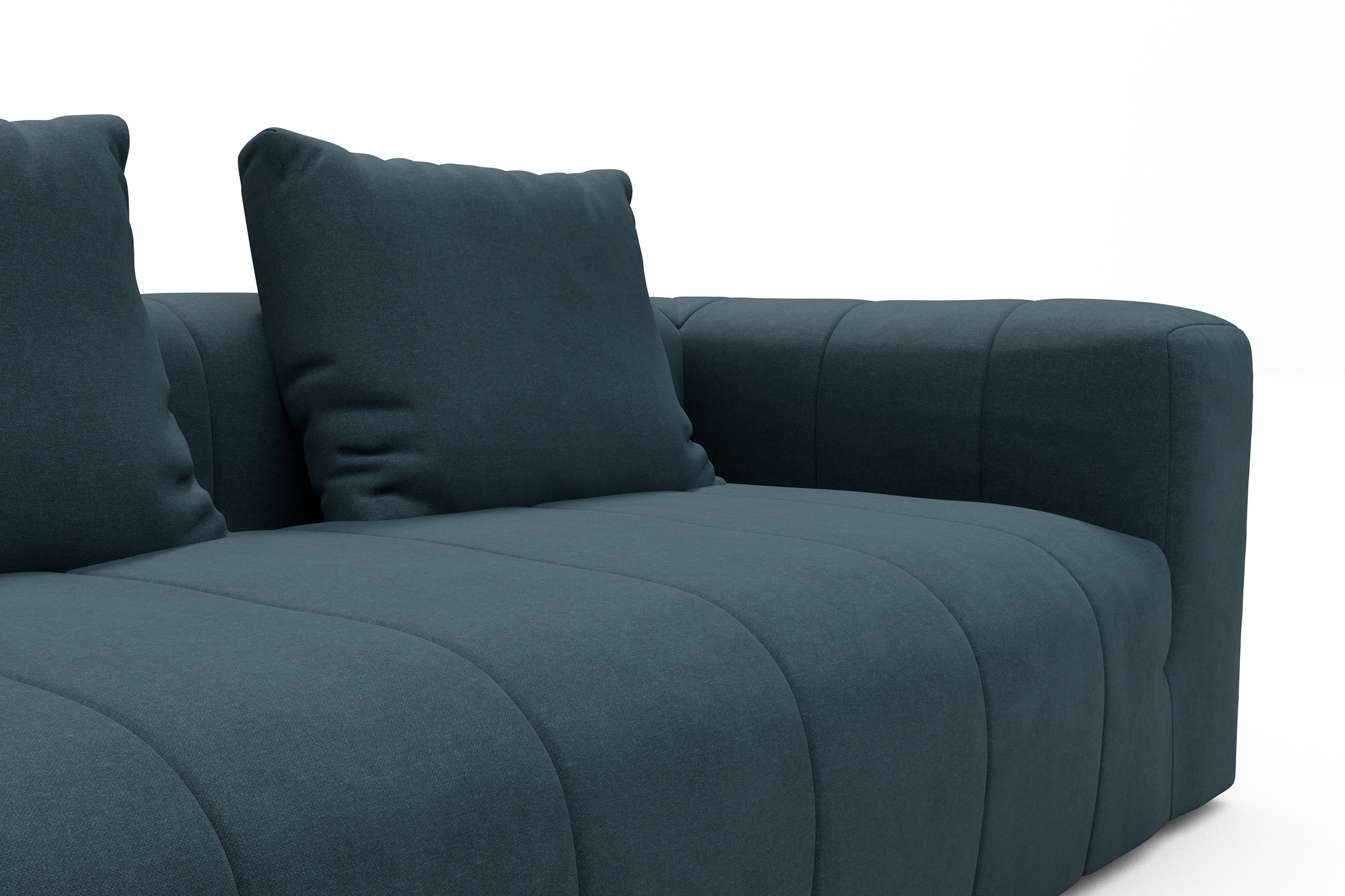 Sofa Hugo 3-Sitzer Satya-Indigo