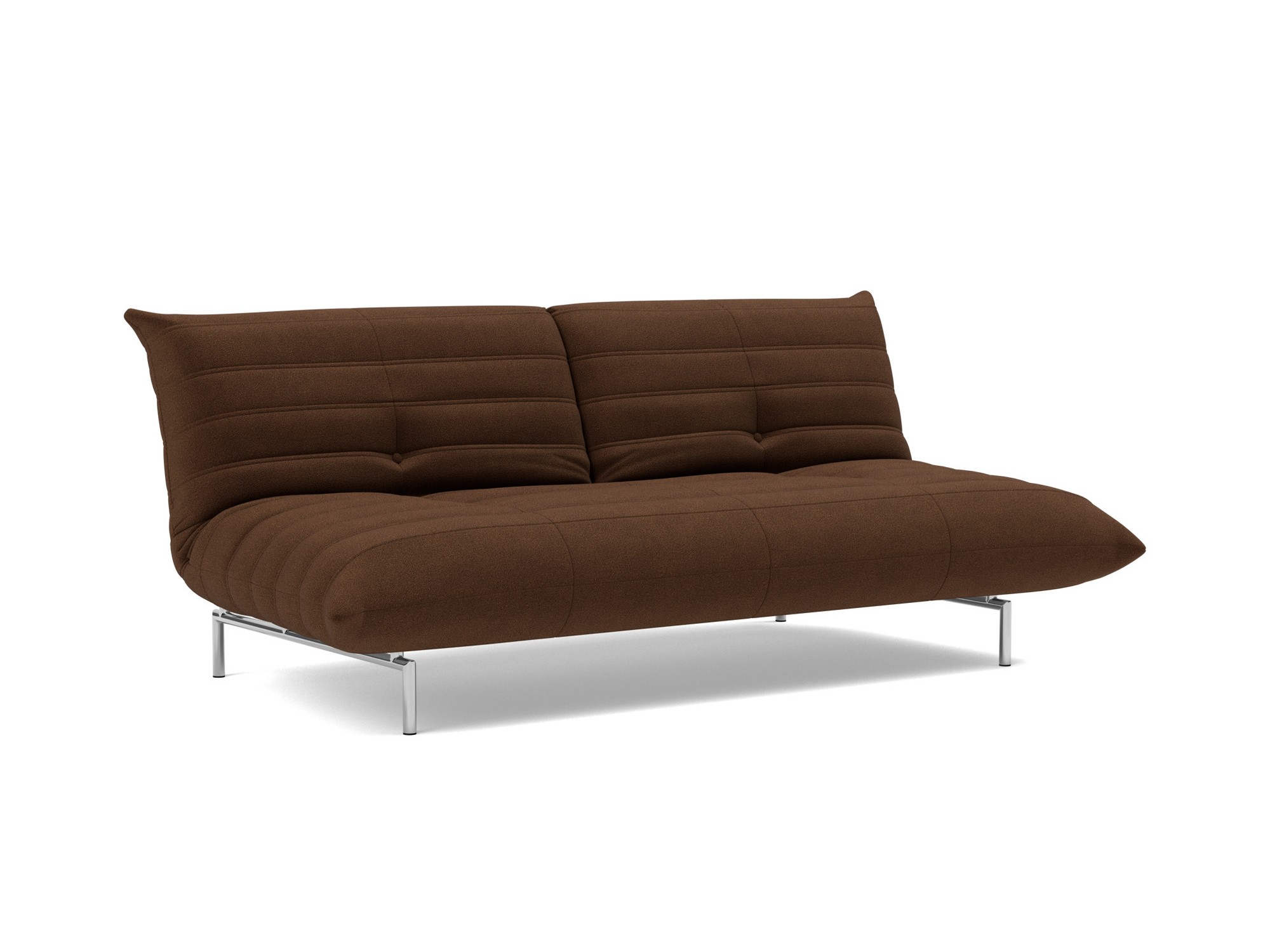 Schlafsofa Mikunjo Strukturierter Stoff Taura 359-Cappuccino