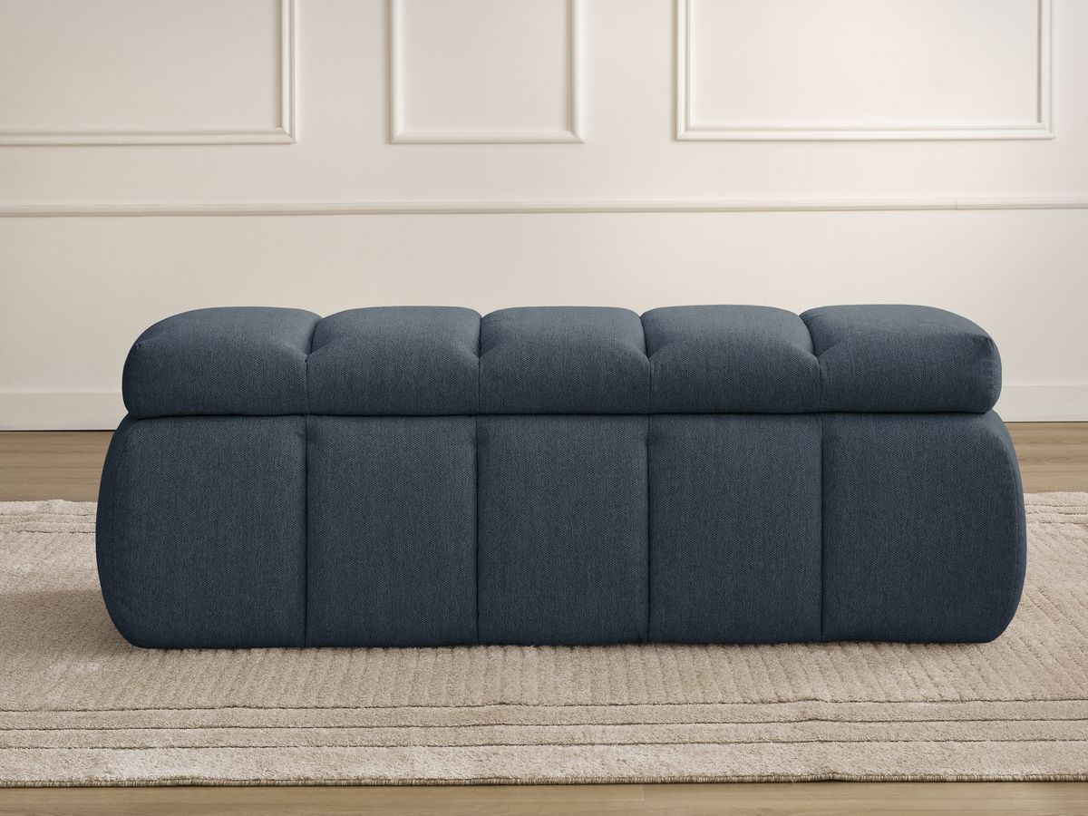 Bobochic Denali Bettbank 144 × 54 cm Stoff Dunkelblau