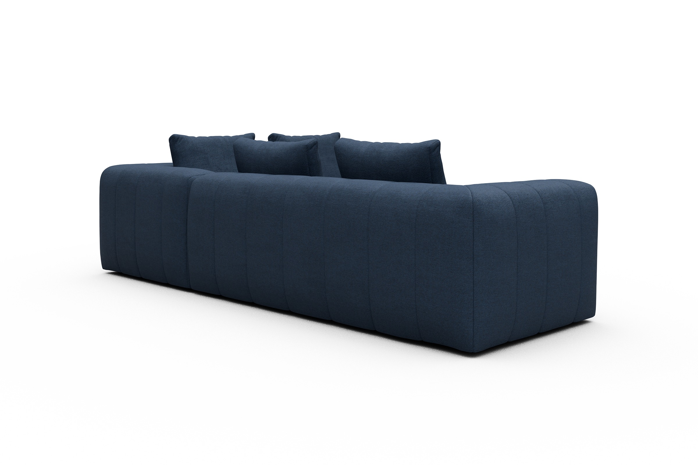 Ecksofa Hugo 2x 2,5-Sitzer Armlehne links Weda-Blue
