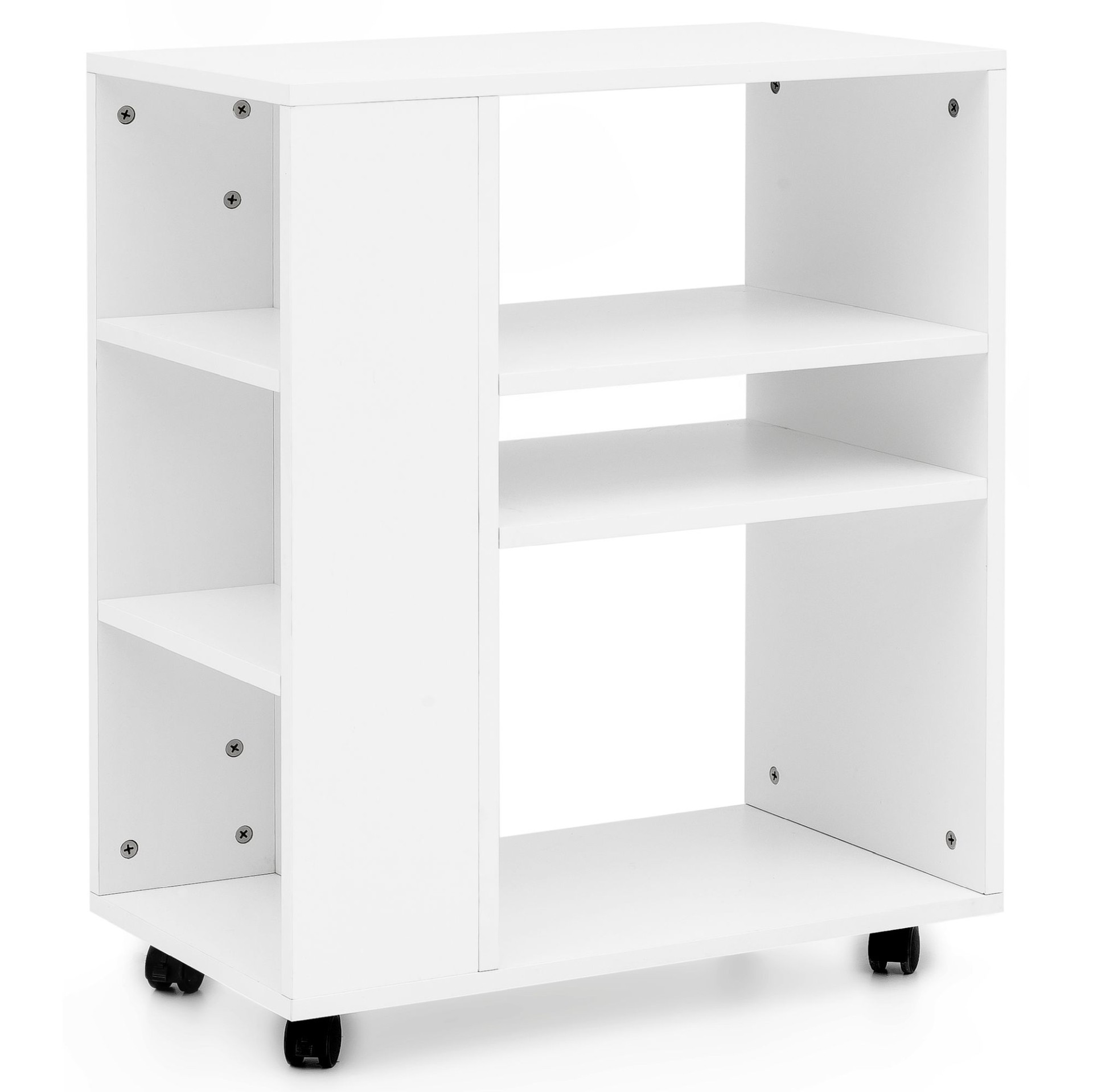 Bücherregal Fedje Weiß 60 × 35 × 75 cm