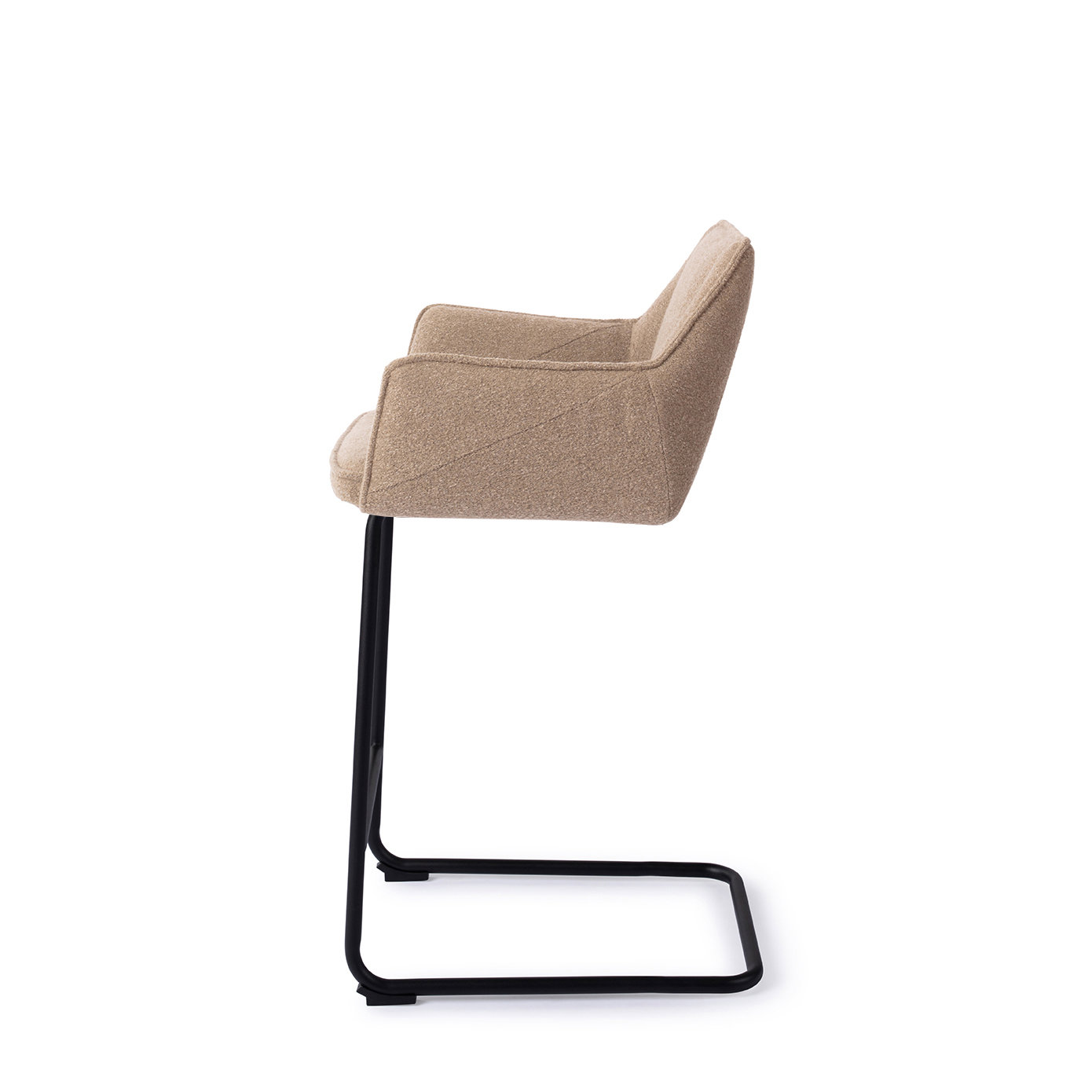 Jesper Home Barhocker Tome Great Greige Arch Schwarz Tresenhöhe 65 cm