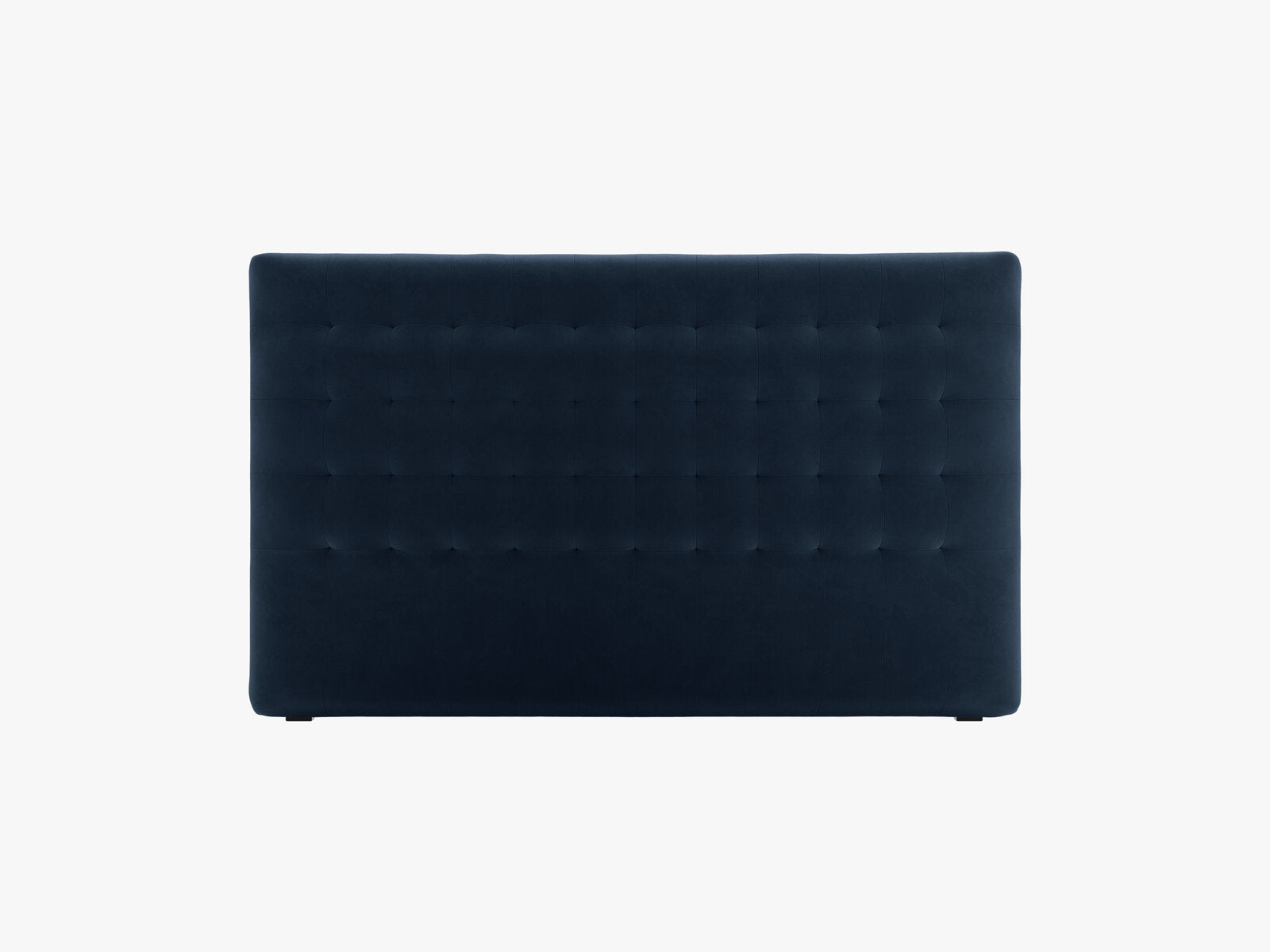 Micadoni Nova Samtiger Kopfteil 120 cm (H 95 cm) Samt Paris Dunkelblau 160x95